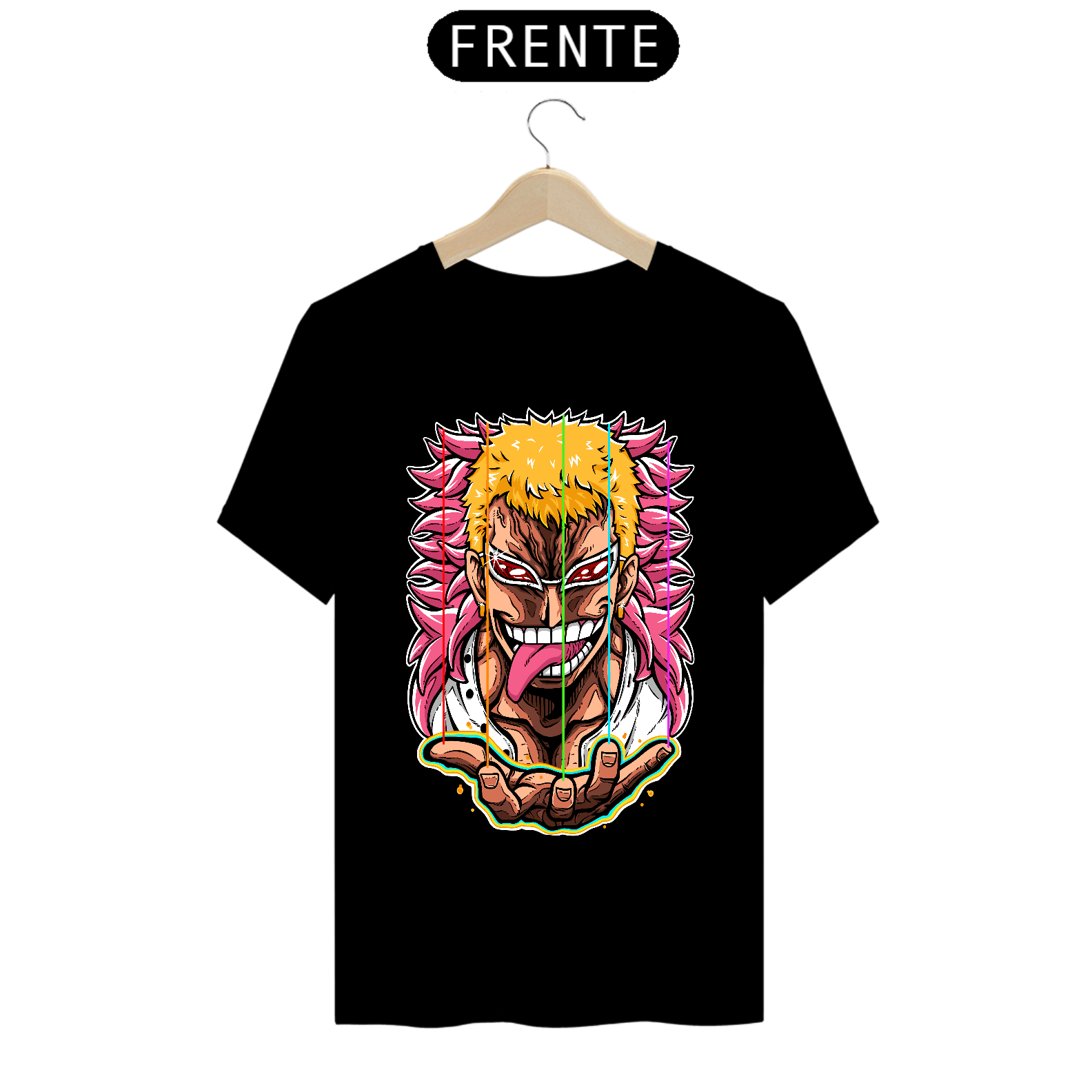 CAMISETA DOFLAMINGO RAINBOW STRINGS - ONE PIECE