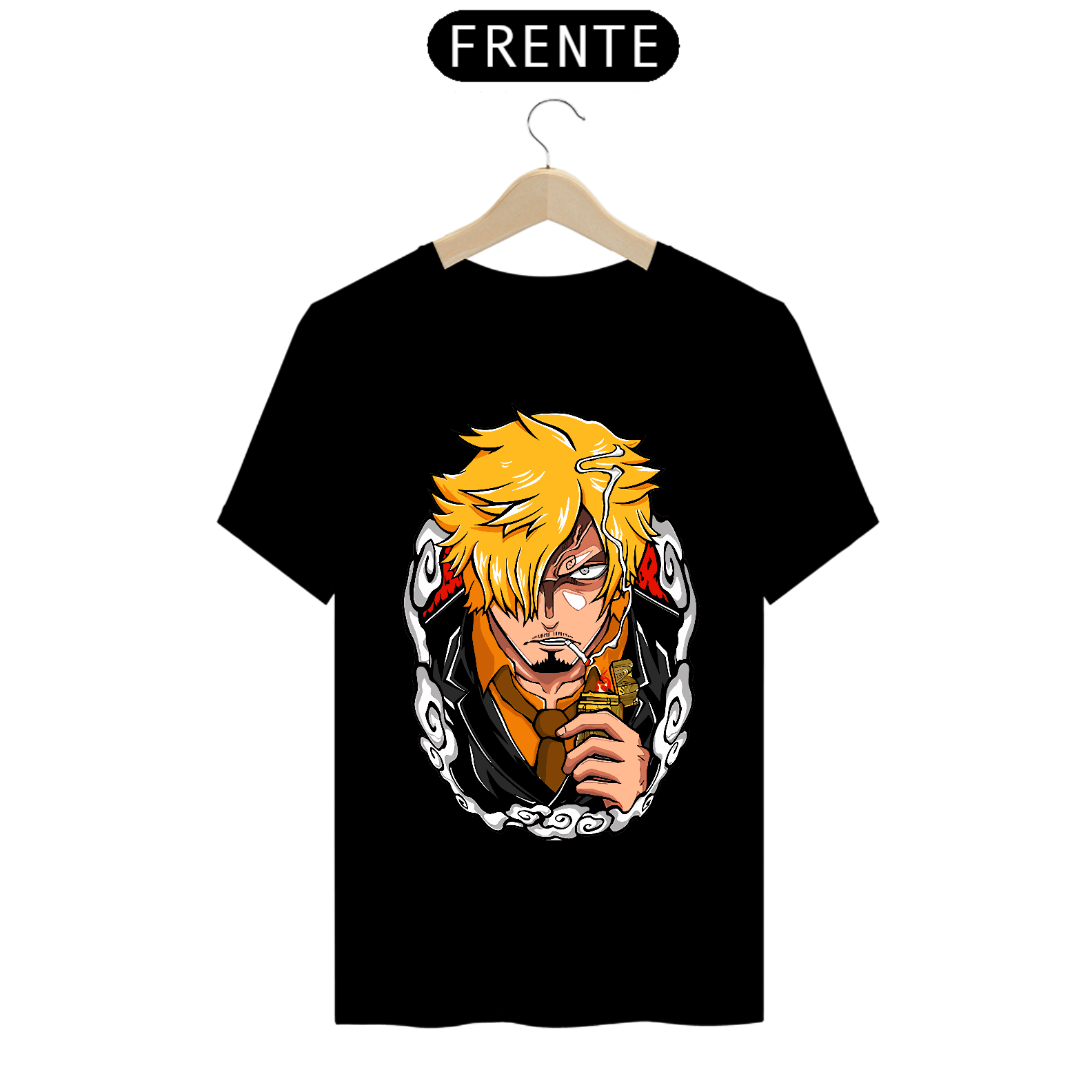 CAMISETA KURO ASHI SANJI