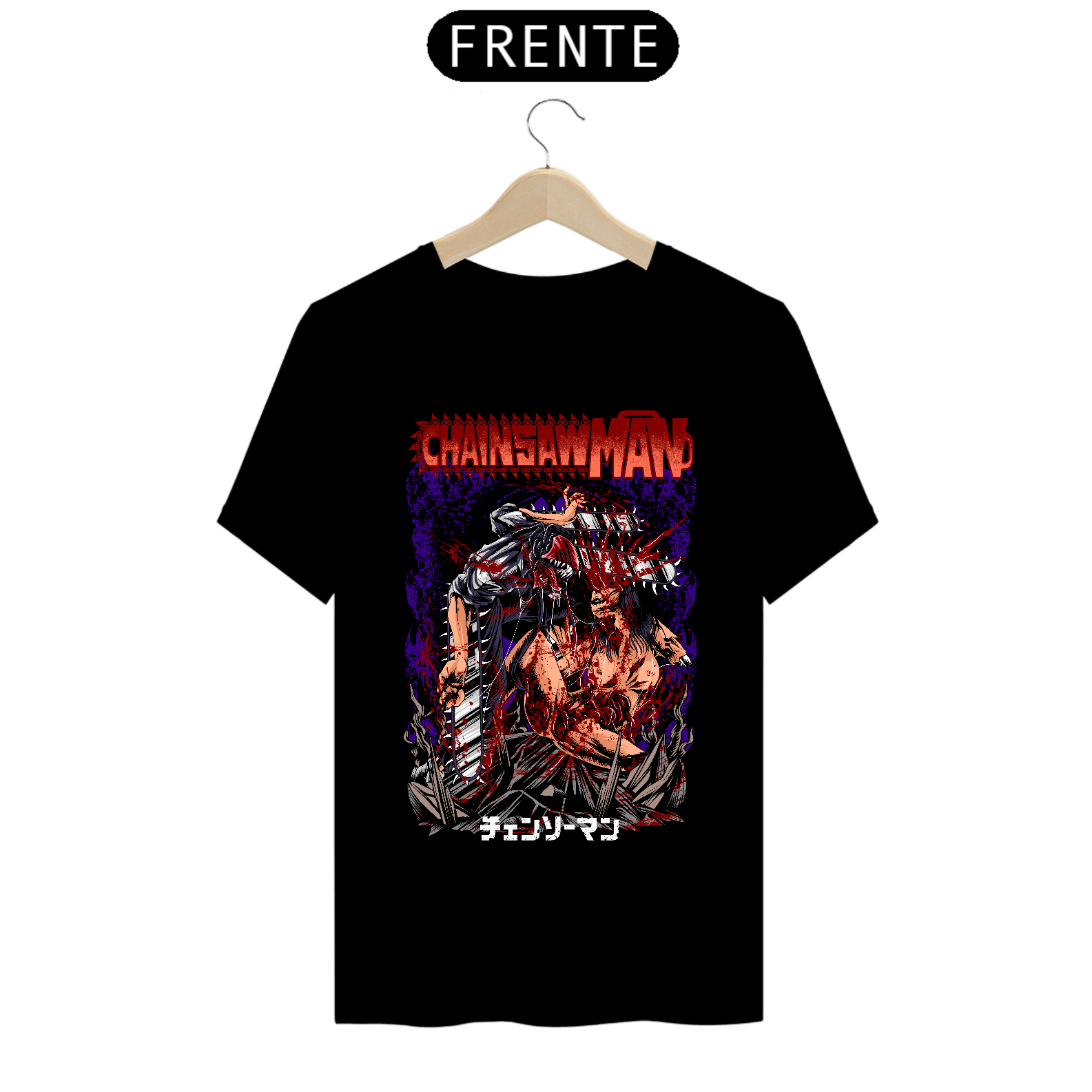 CAMISETA BLOOD - CHAINSAW MAN