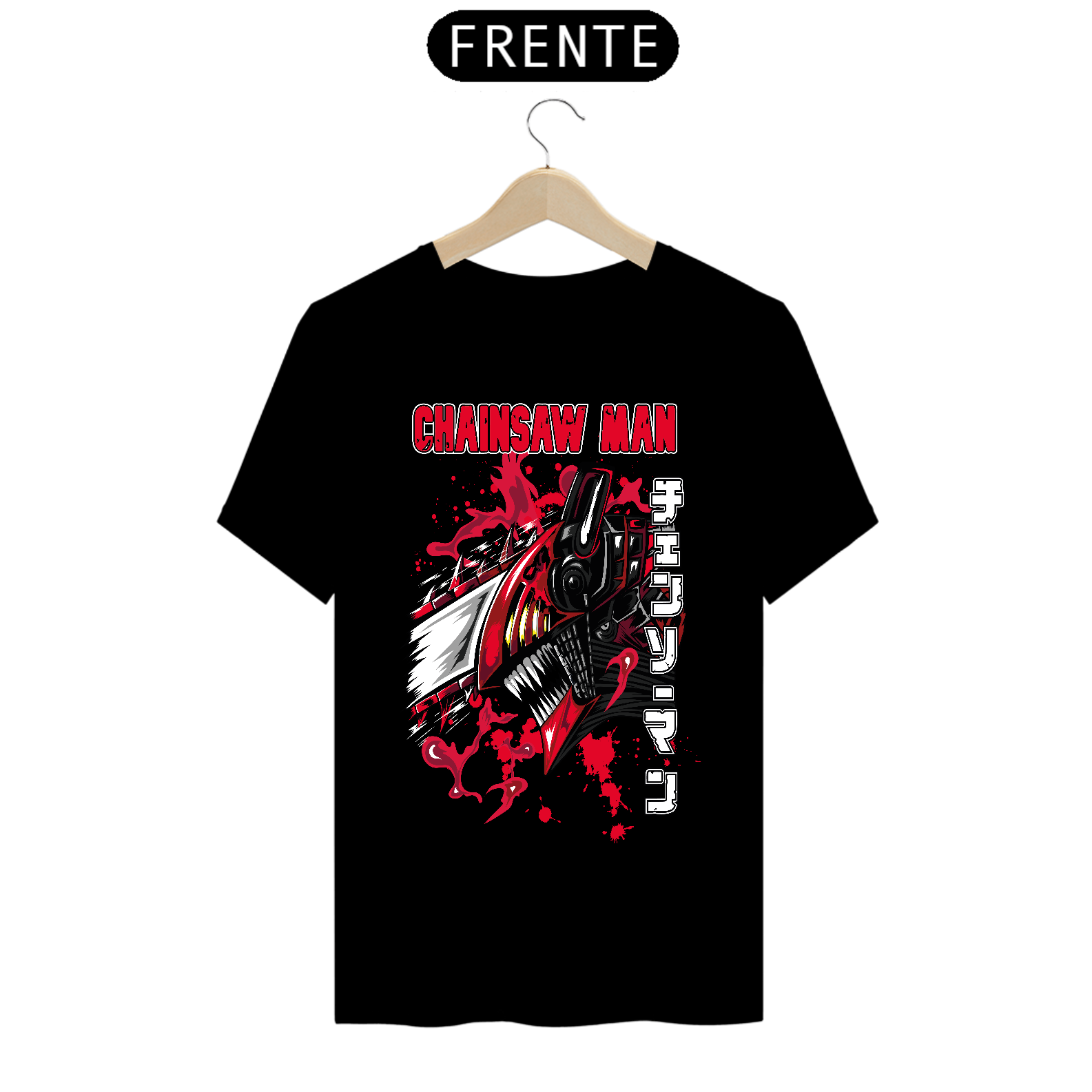 CAMISETA RED - CHAINSAW MAN
