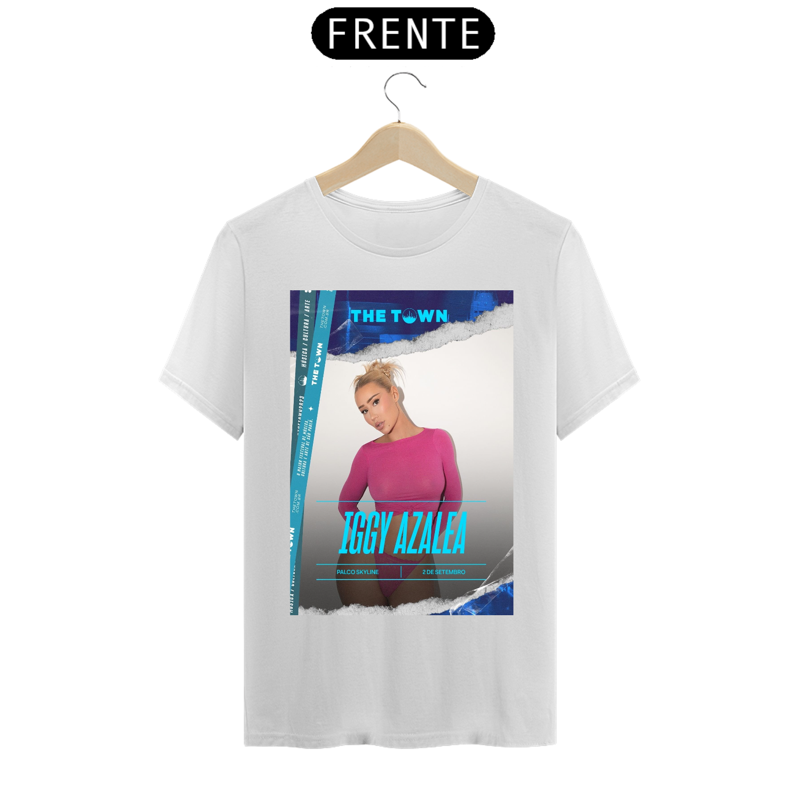 Camisa Personalizada Iggy Azalea The Town 