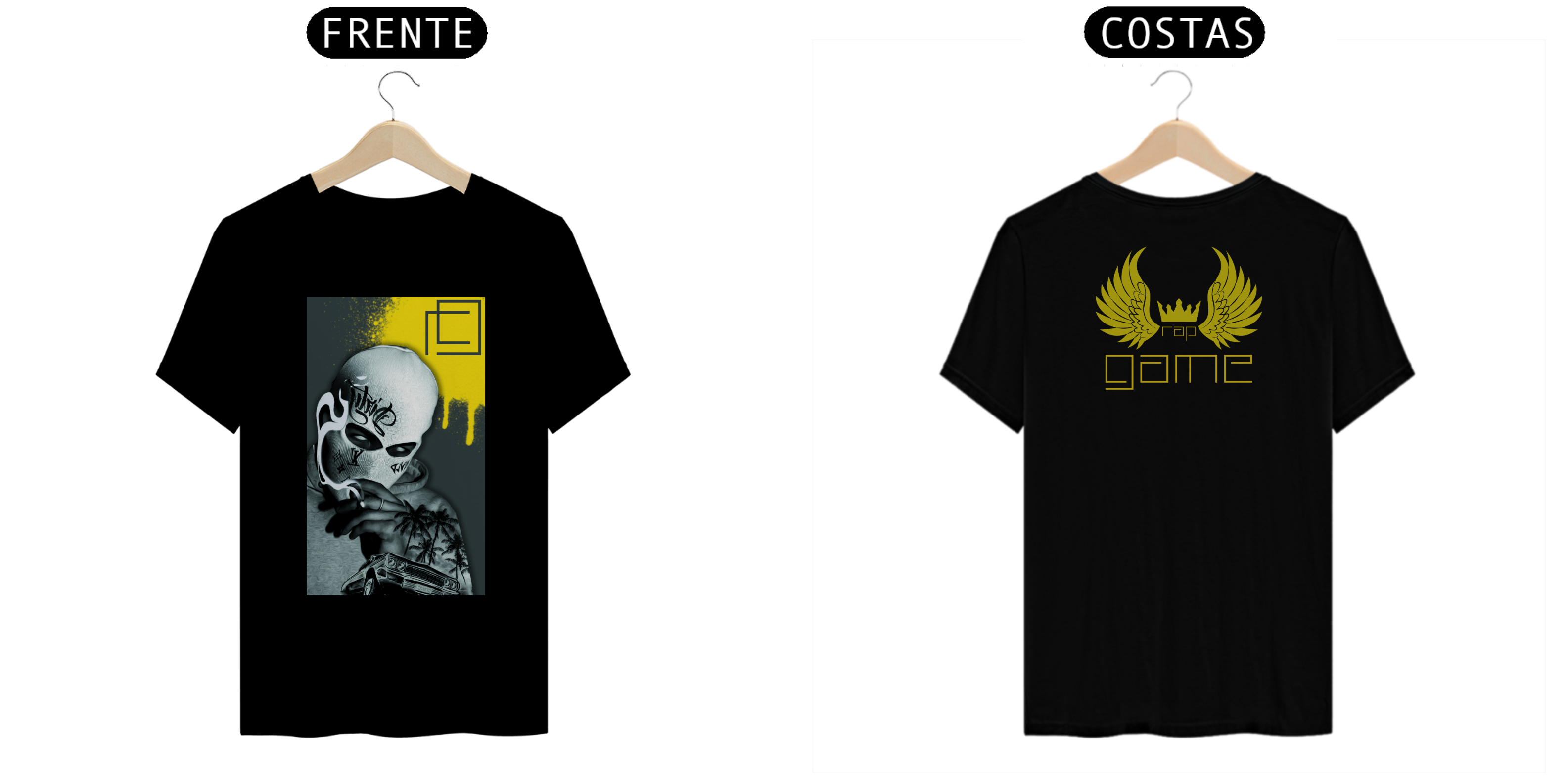 Camiseta premium Rap Game Coleção-Style thug