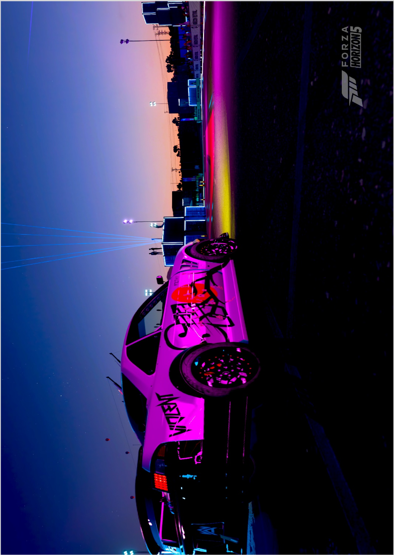 Pôster Nissan 240SX no festival