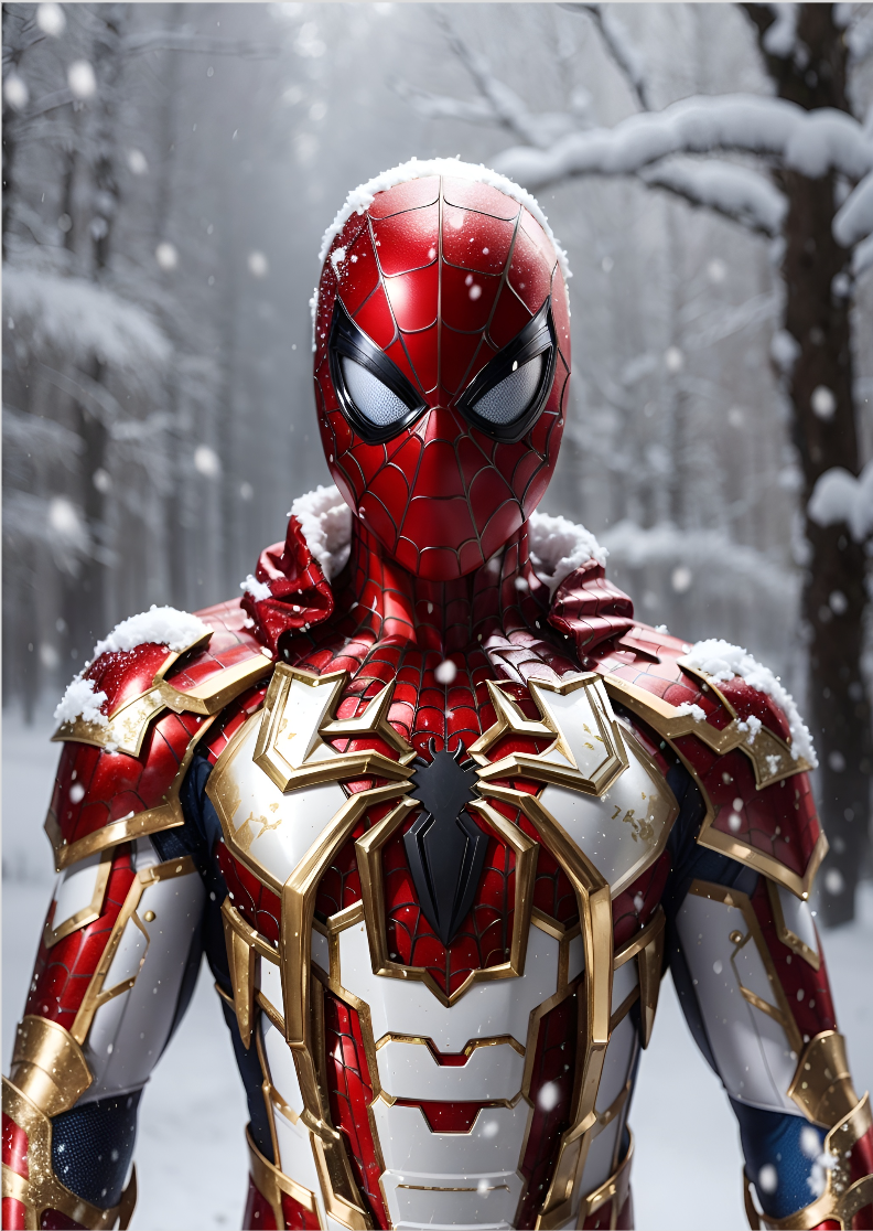 Pôster Homem aranha das neves