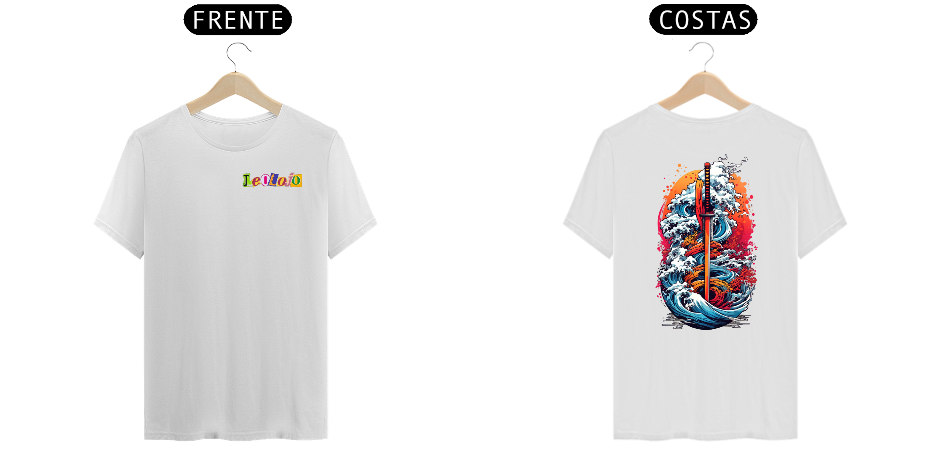 Camiseta leolojo espada das aguas