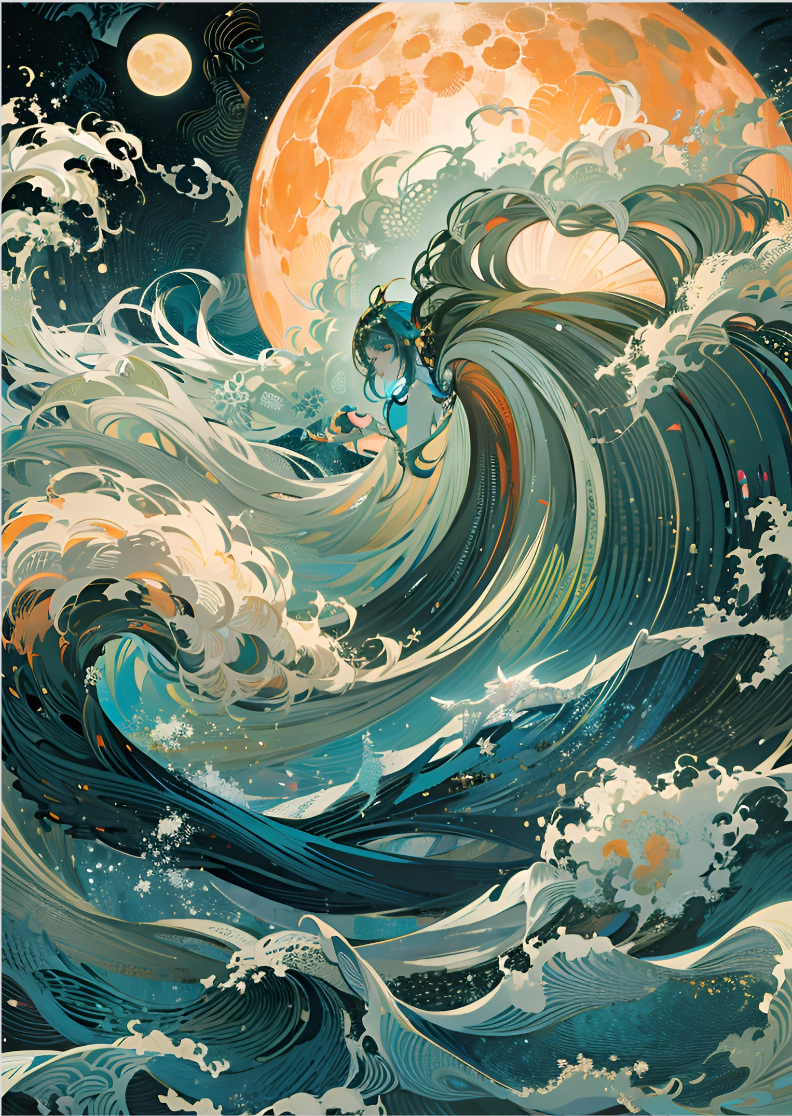 pôster ondas violentas 