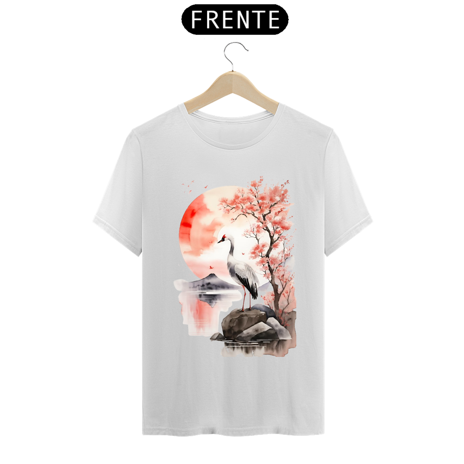 Camiseta Ave japonesa