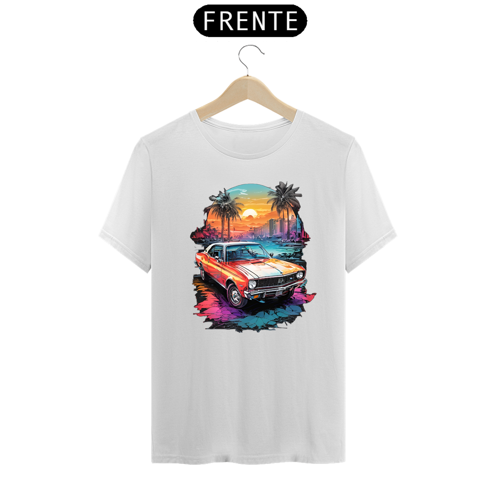 Camiseta carro outrun