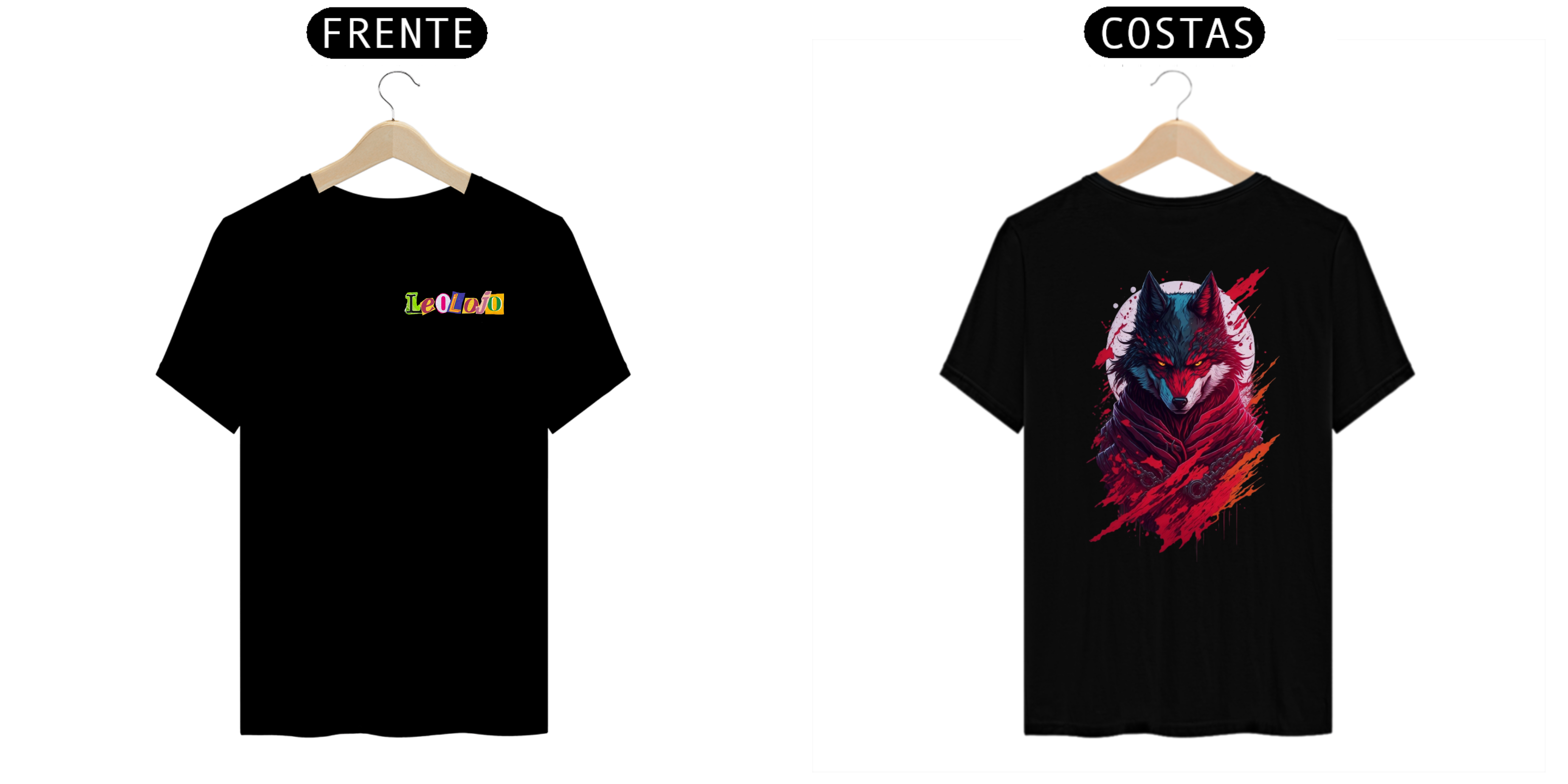 Camiseta lobo das trevas