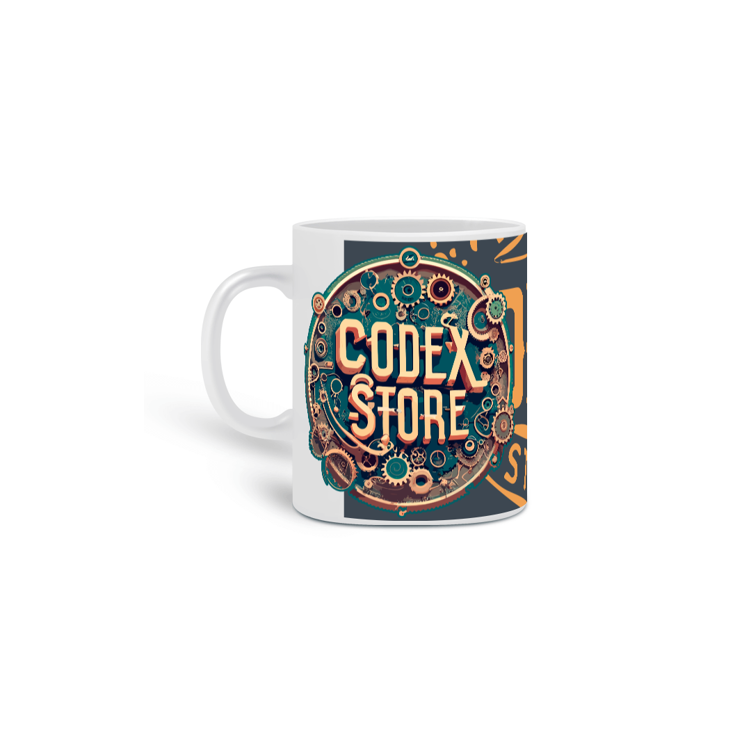 Nome do produto  CANECA STEAMPUNK LOGO CODEX