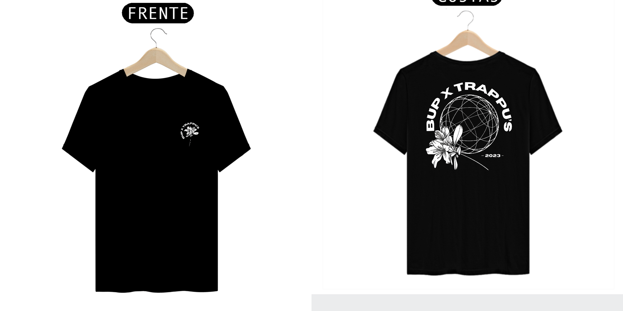 Camiseta Trappu´s x Bup [Colaboração] 