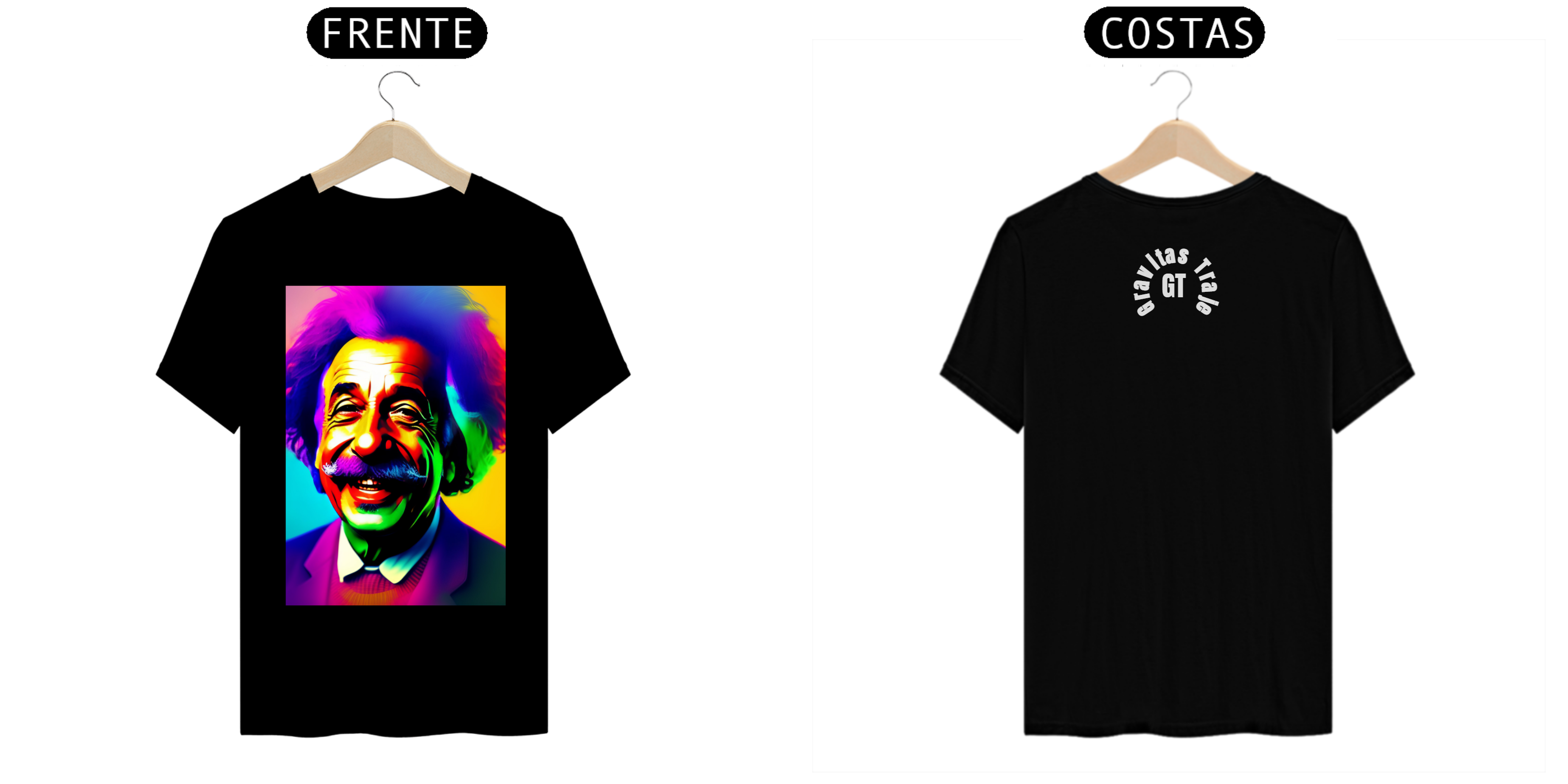 Nome do produto  Albert Einstein Camisa 