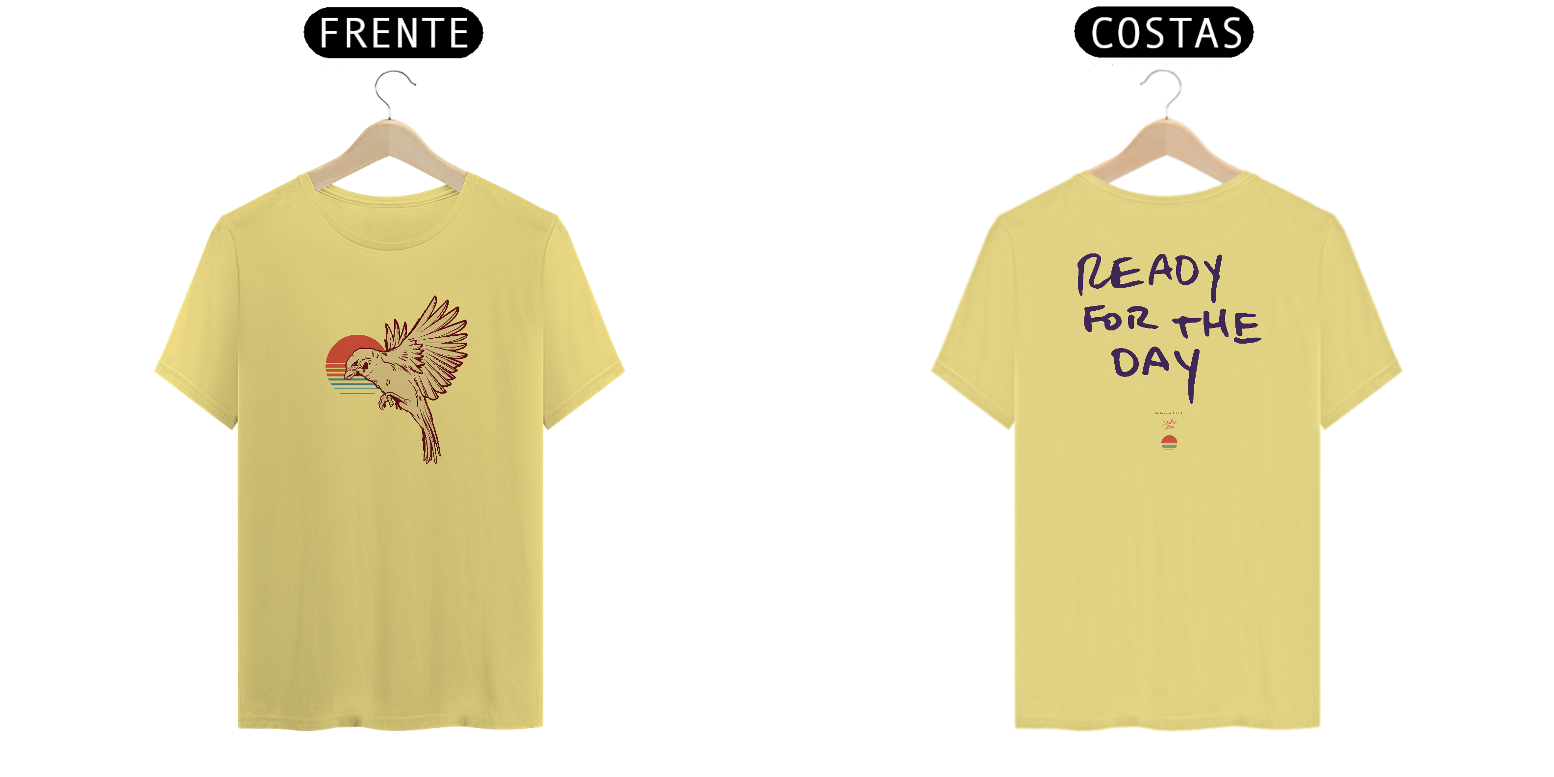 T-Shirt Estonada Yellow - Ready For The Day