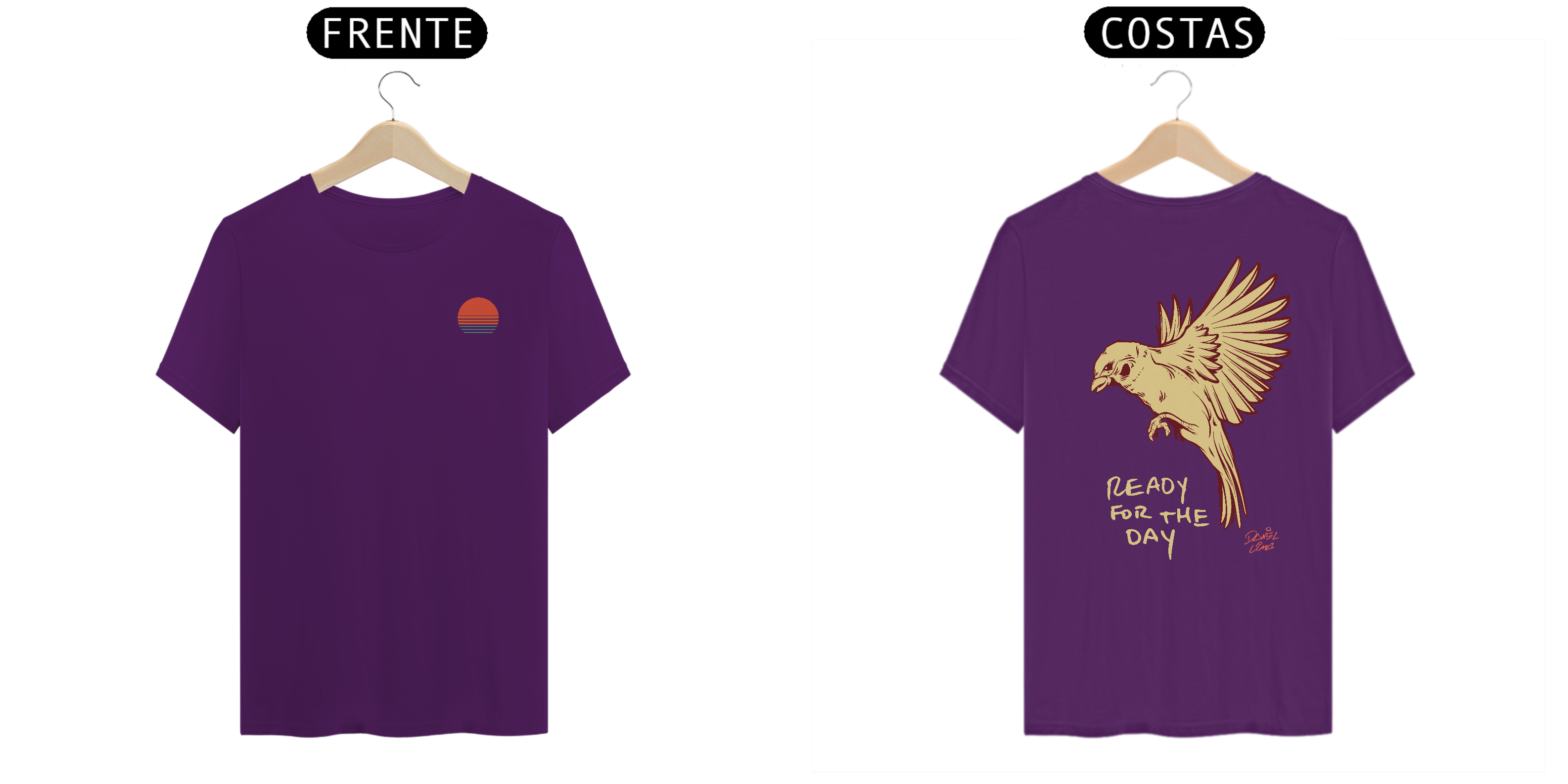 T-Shirt Classic Dark - Ready For The Day