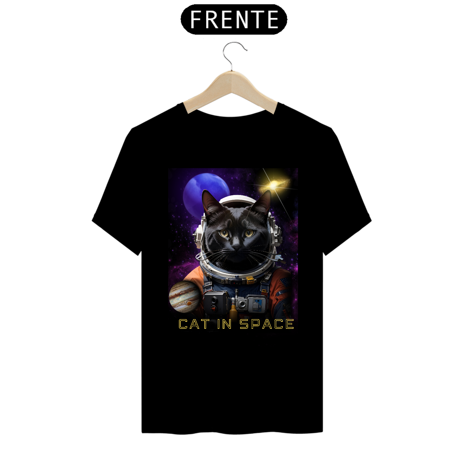 Camisa Prime | Cat in Space