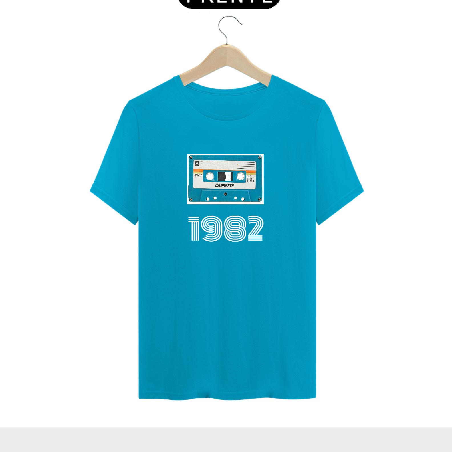 Camisa 1982 fita cassete 