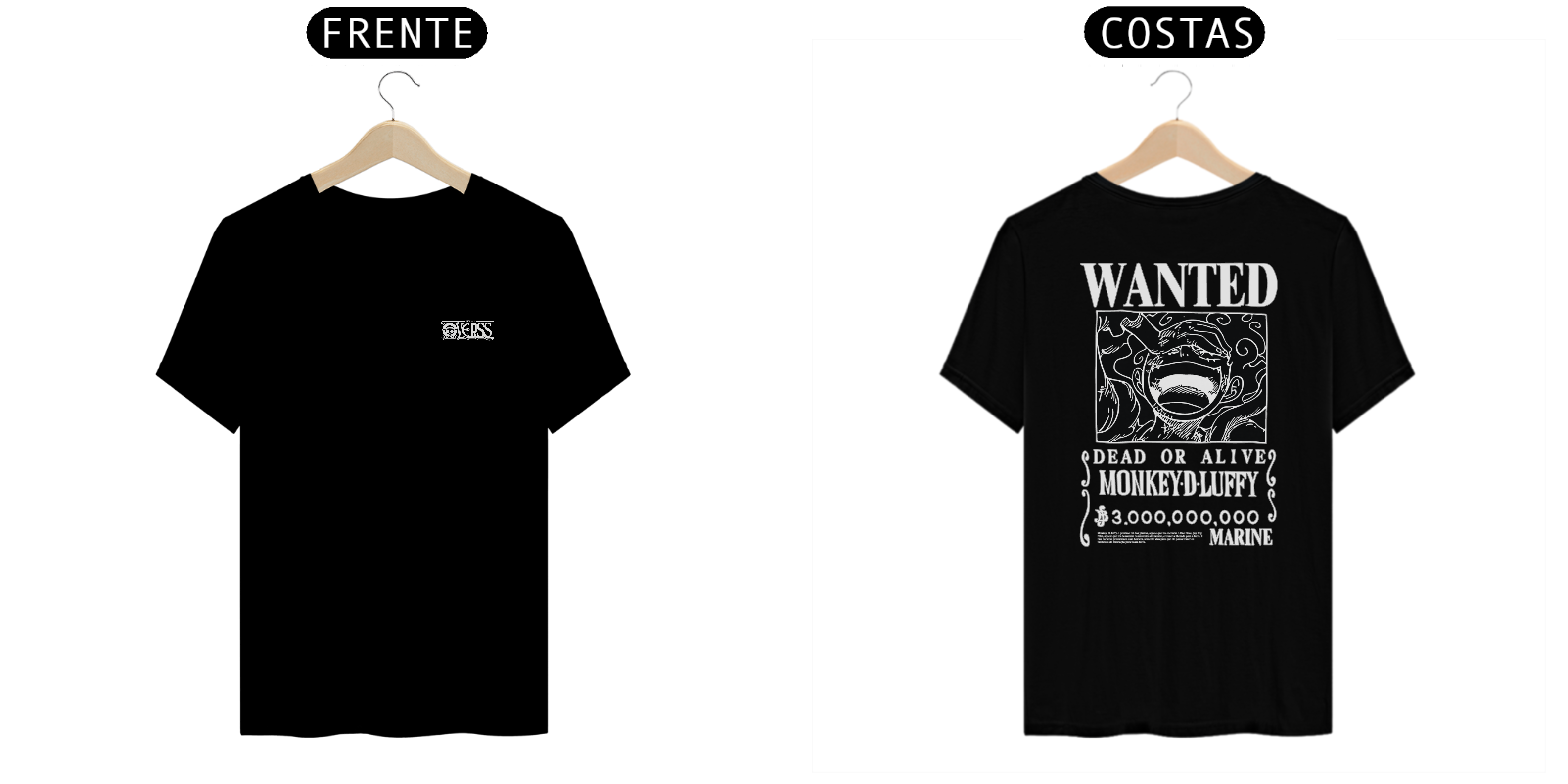 T-shirt Wanted Luffy 