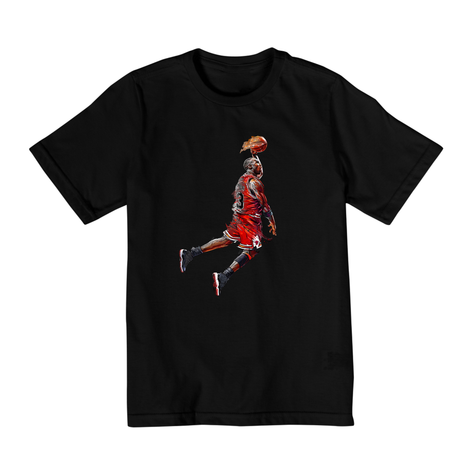 Camisa infantil tema Basquete 