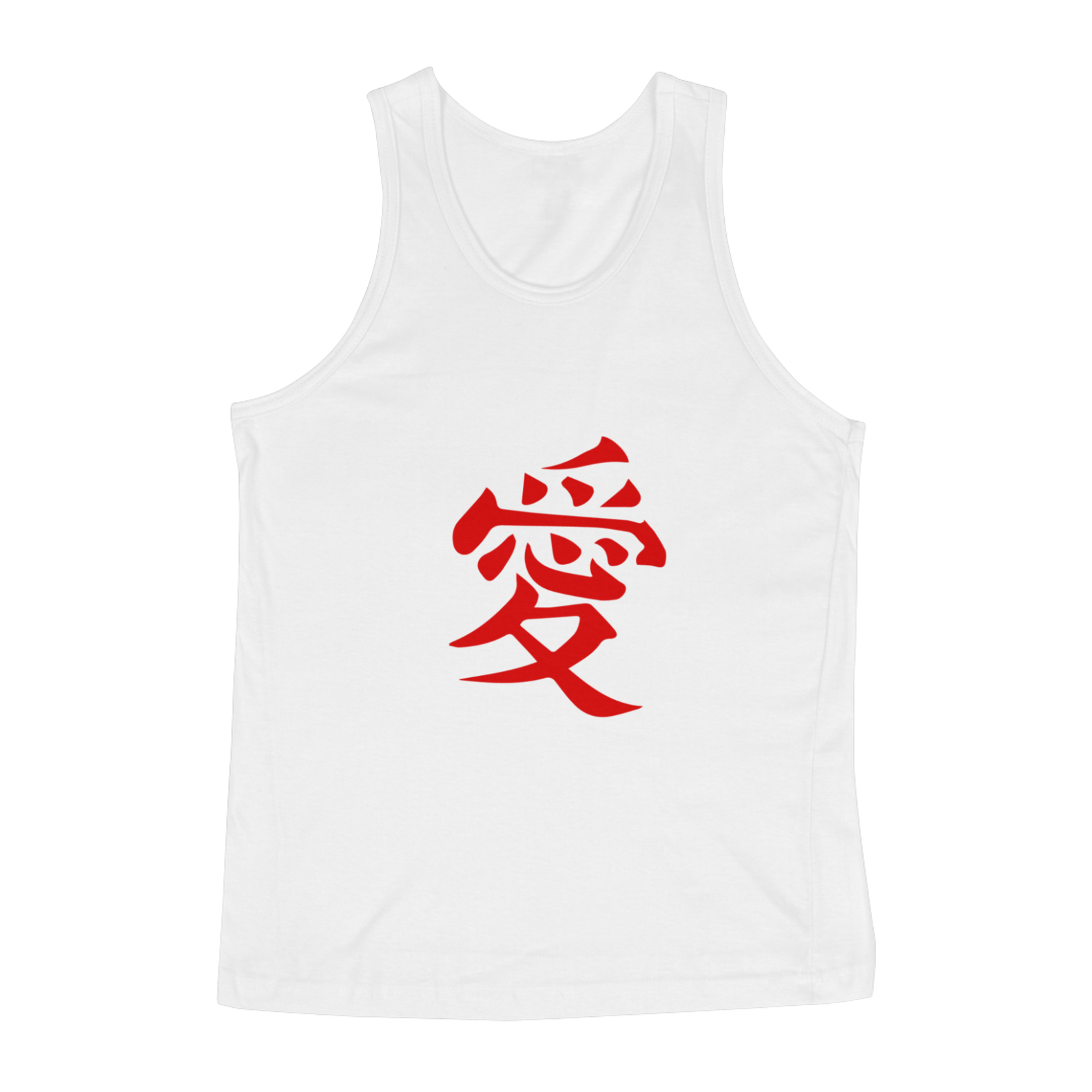 Regata Kanji Japonês (Versão Vermelho)