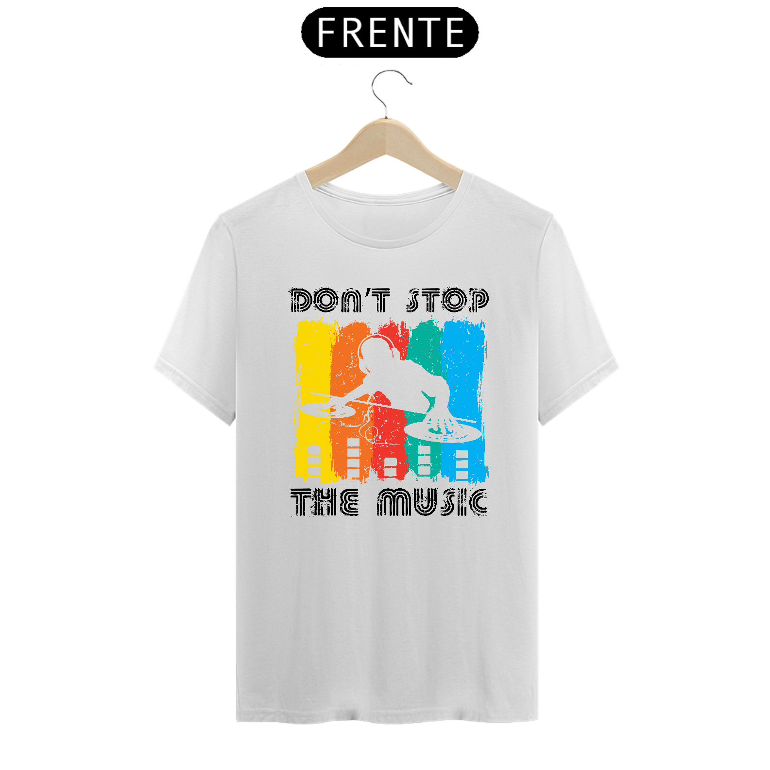 Camiseta Prime Arte Music - Don't Stop The Music 02