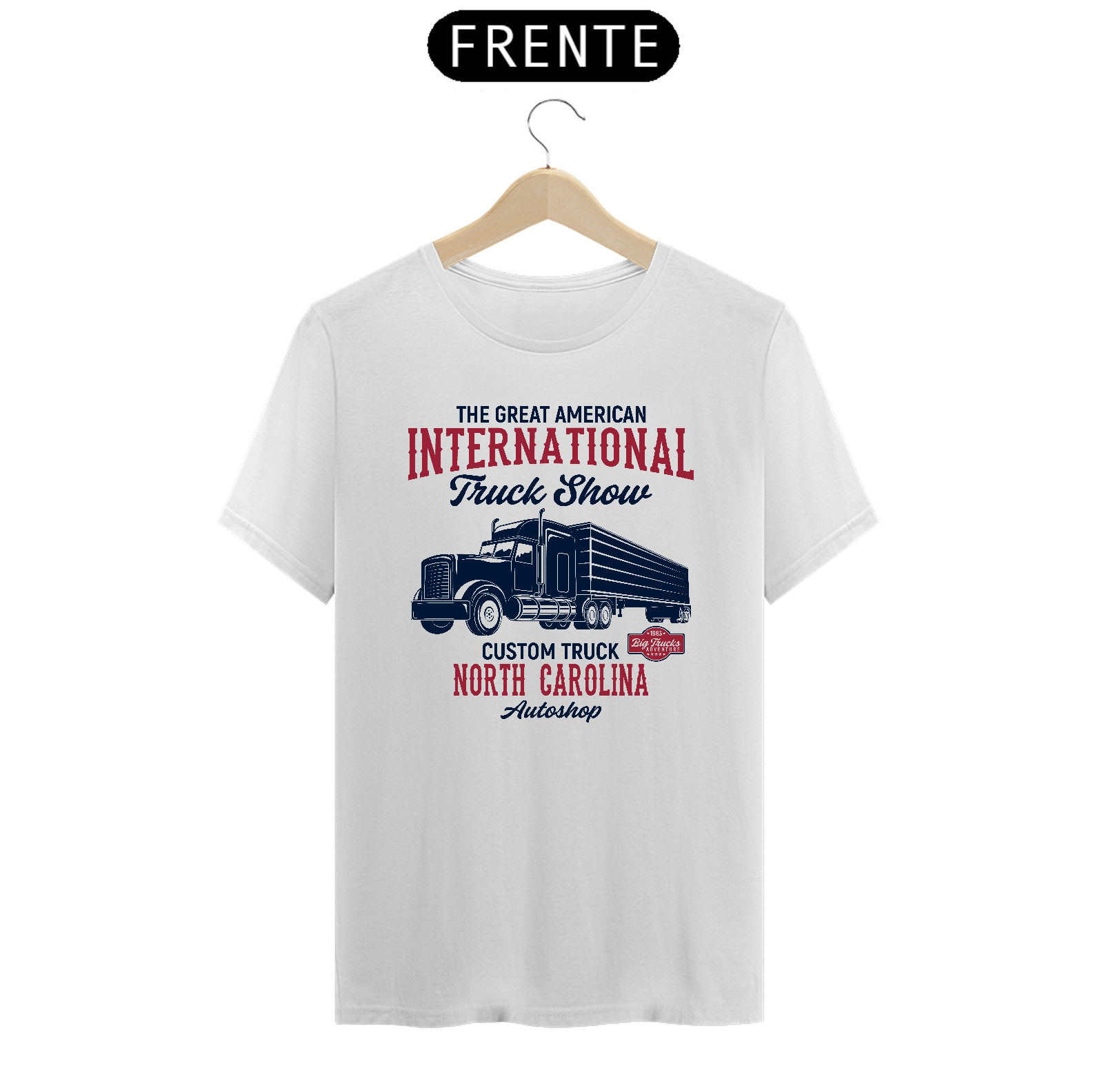 Camiseta Prime Arte Cars And Trucks - North Carolina