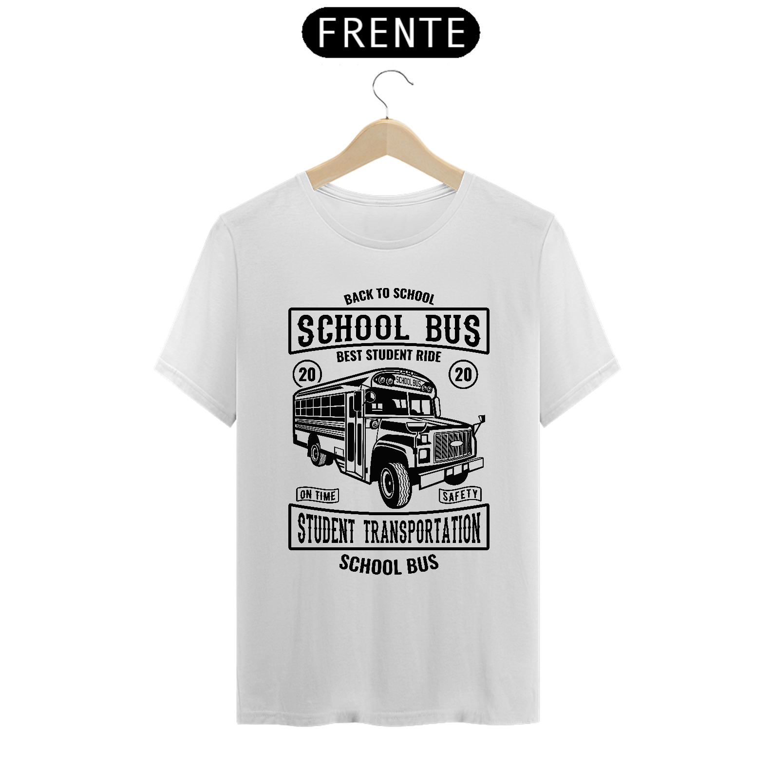 Camiseta Prime Arte Cars And Trucks - School Bus