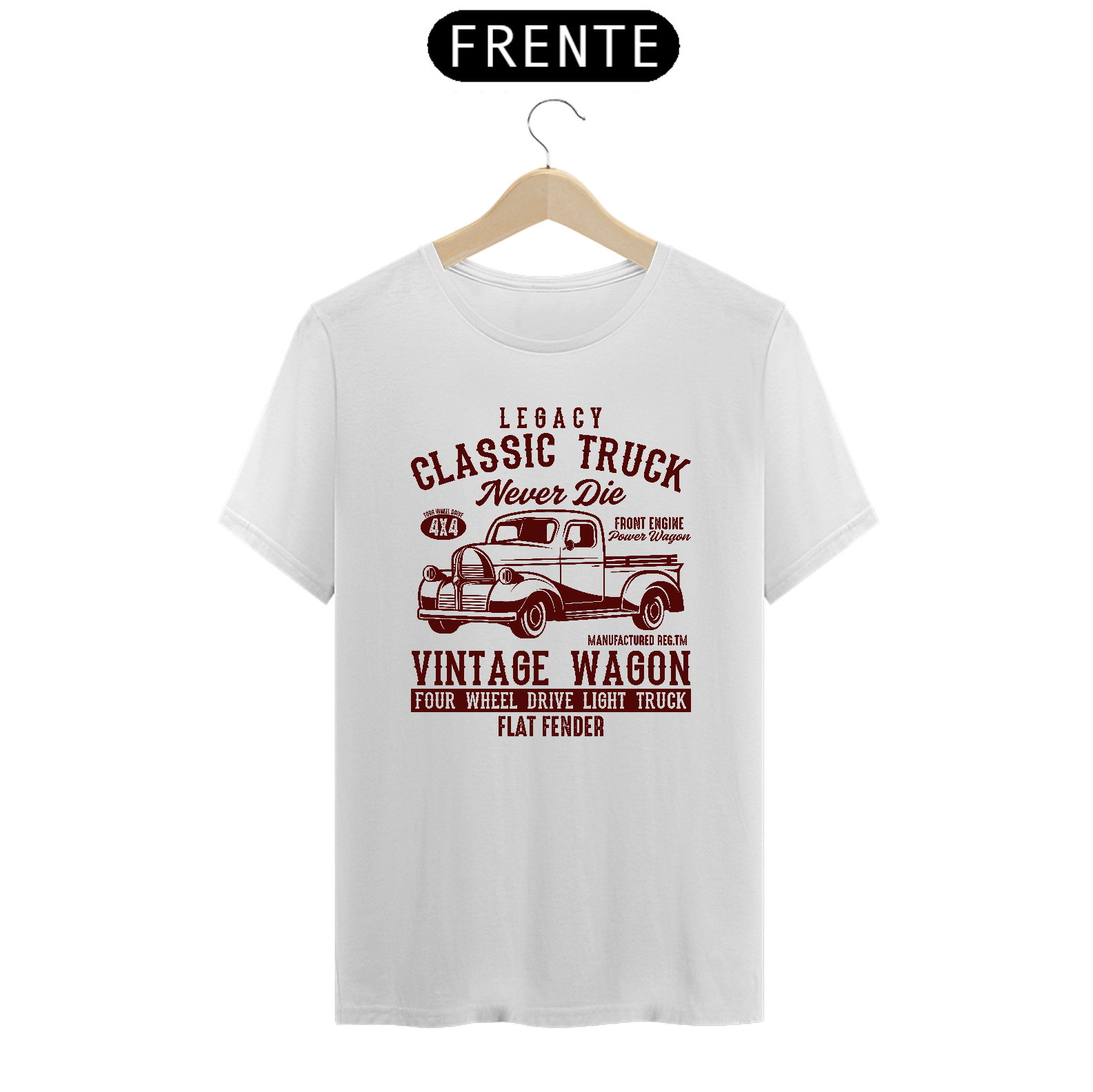 Camiseta Prime Arte Cars And Trucks - Classic Truck Legacy