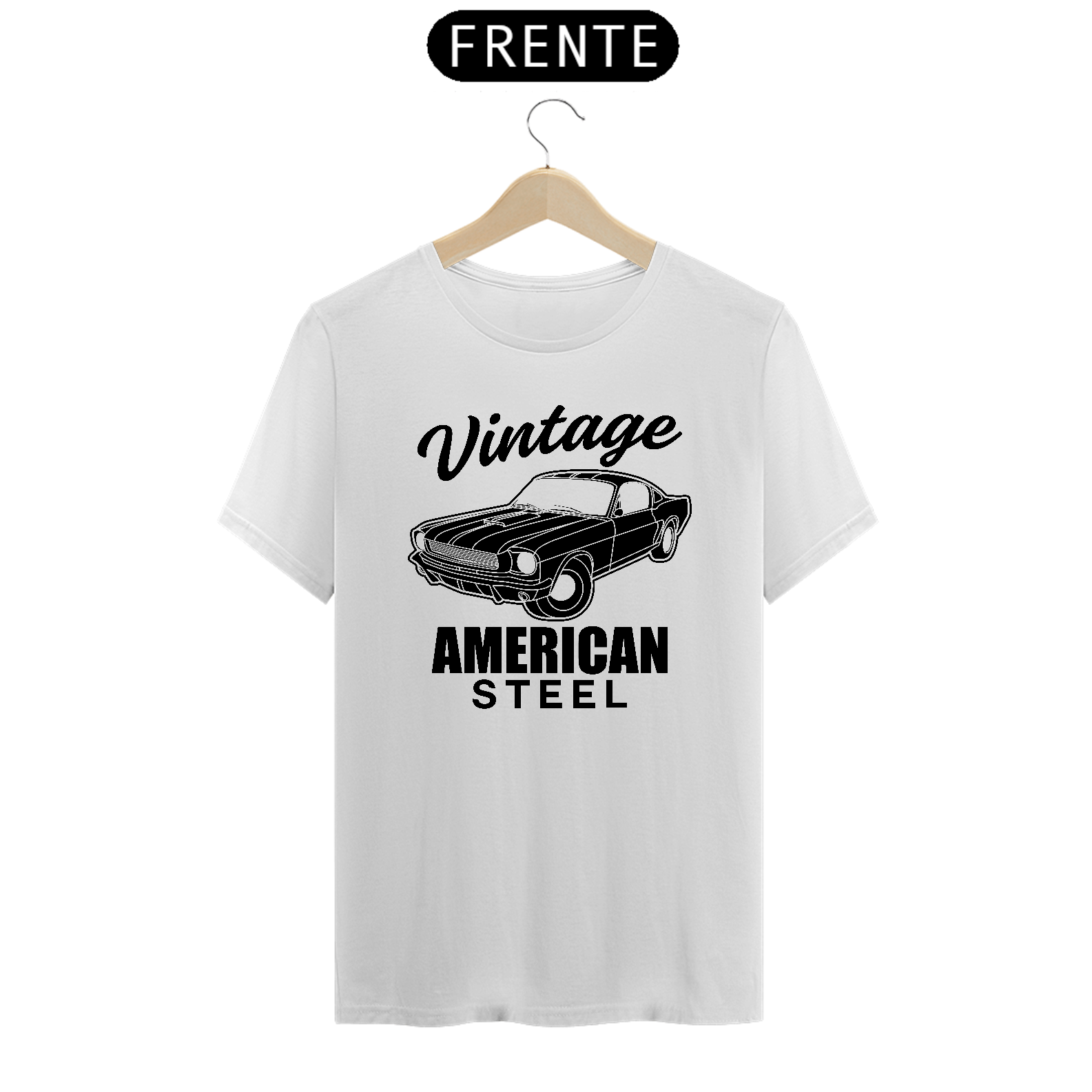 Camiseta Prime Arte Cars And Trucks - American Steel