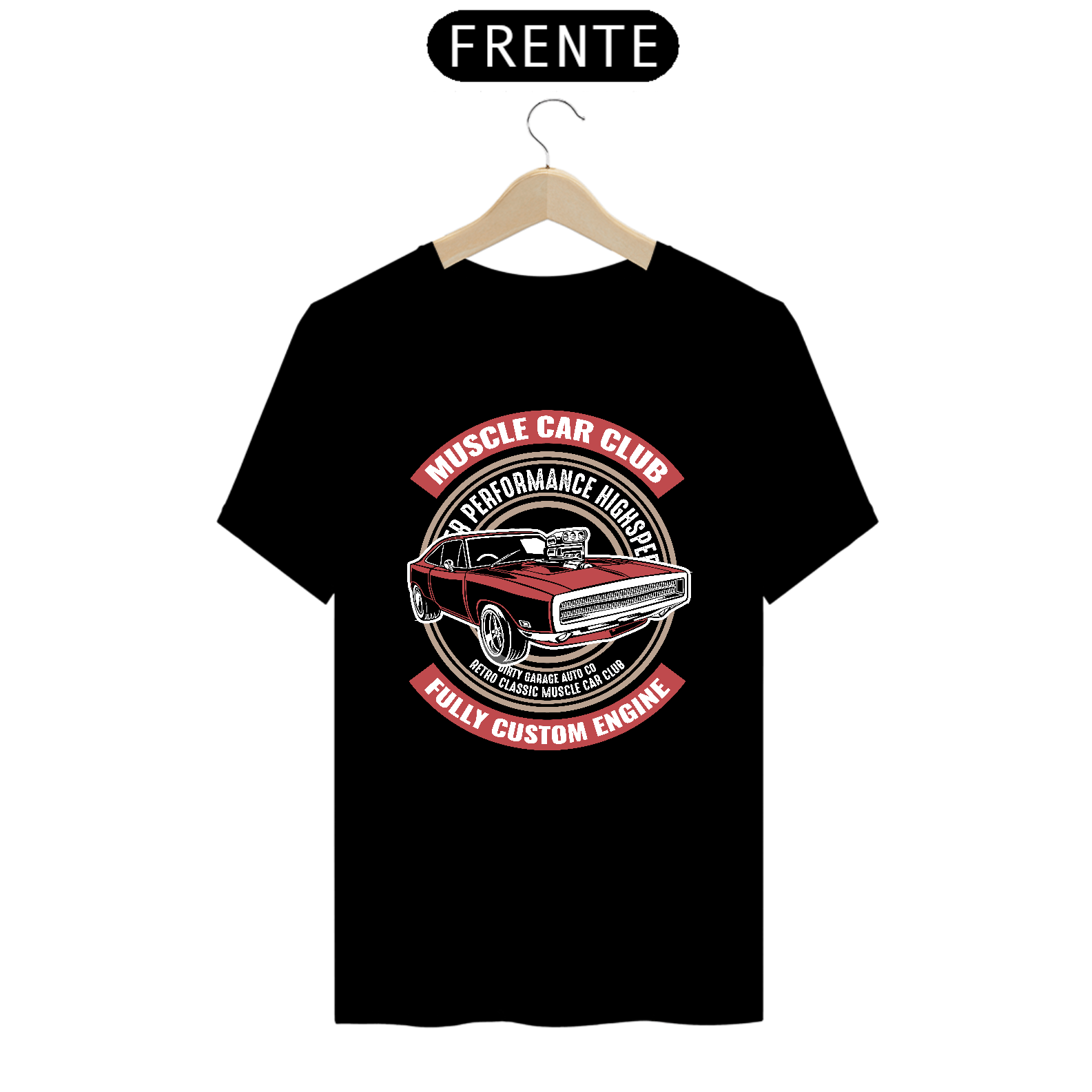 Camiseta Prime Arte Cars And Trucks - Muscle Car 1