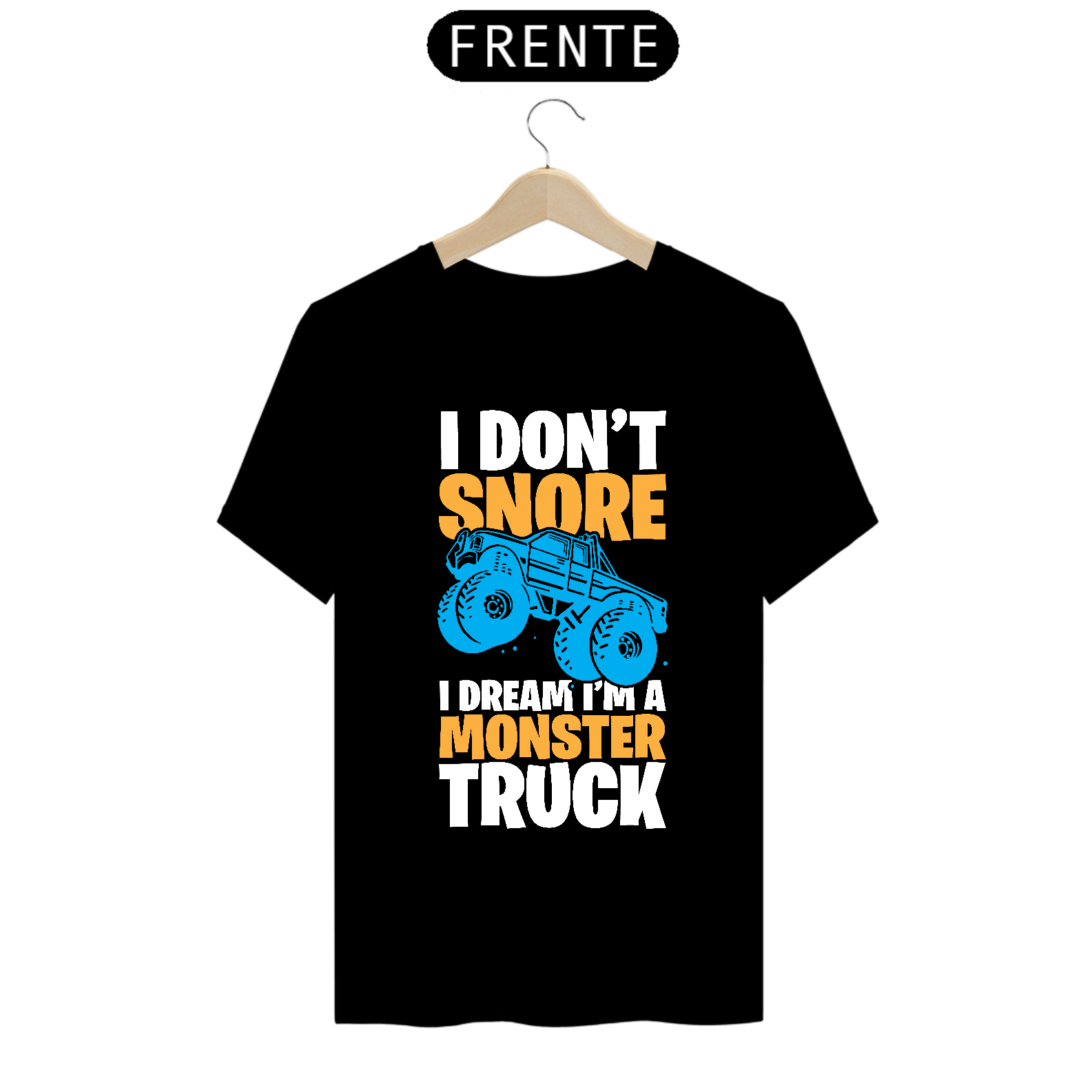 Camiseta Prime Arte Cars And Trucks- I'm A Monster Truck