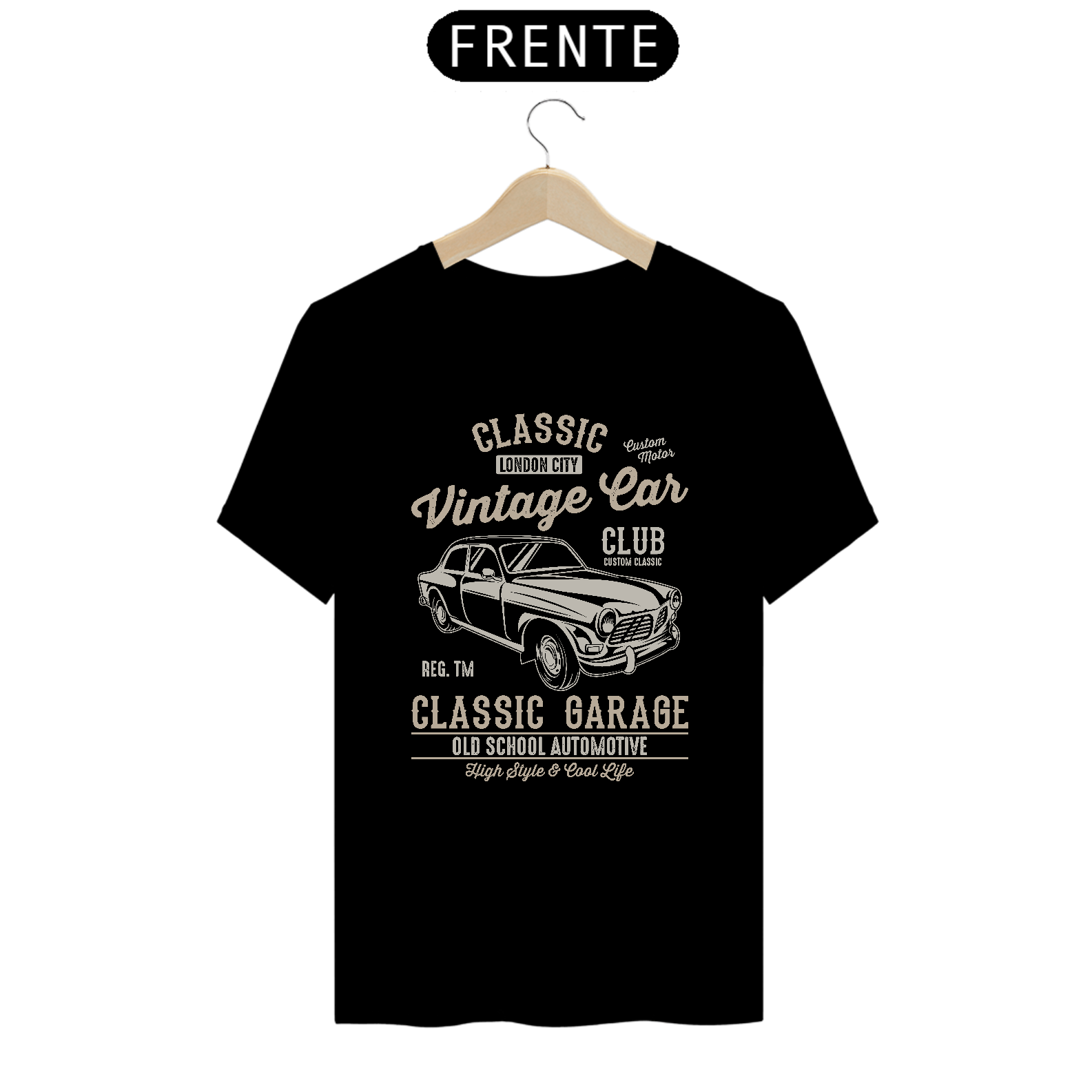 Camiseta Prime Arte Cars And Trucks - Classic Garage