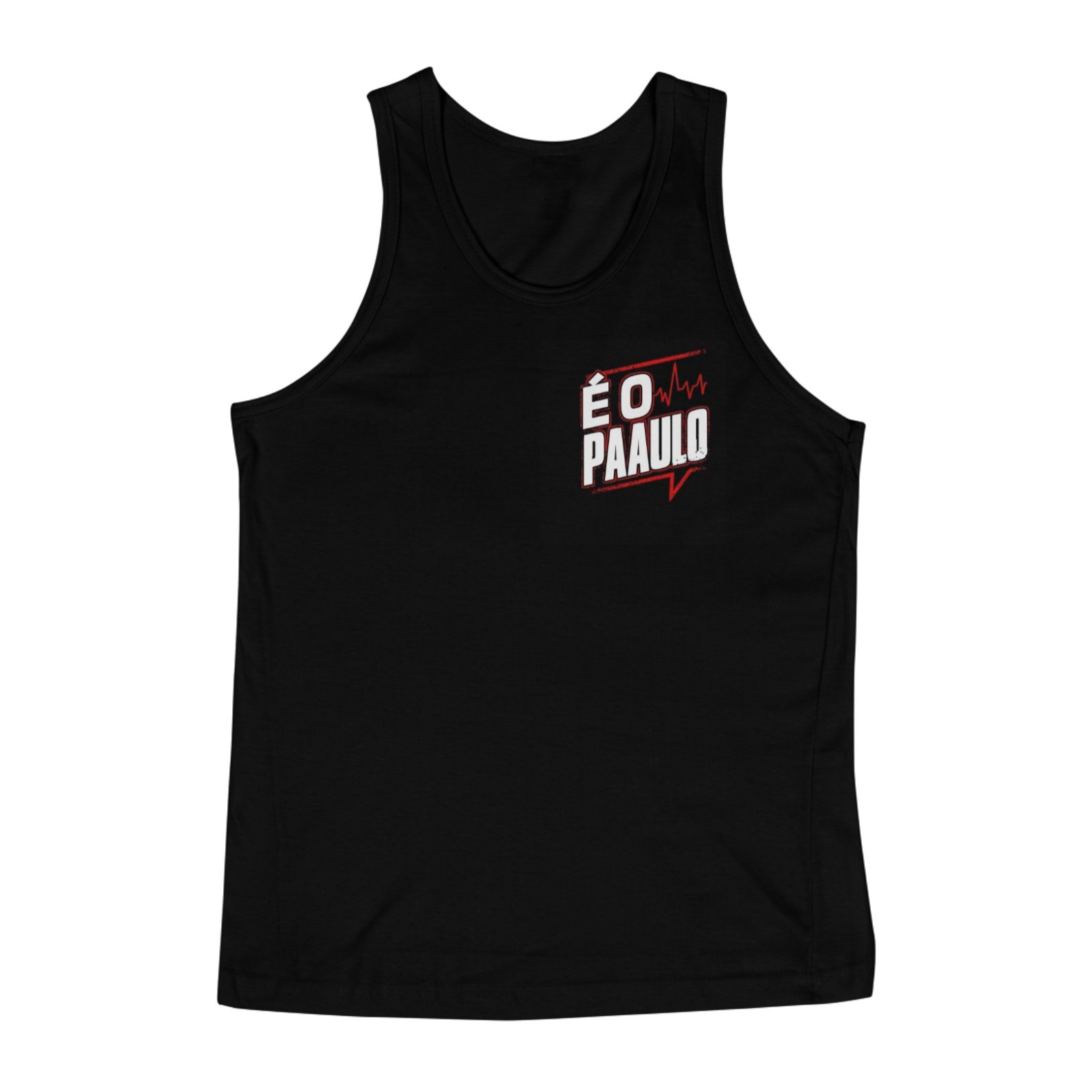 Nome do produto  Regata preta - masculina  É o paulo