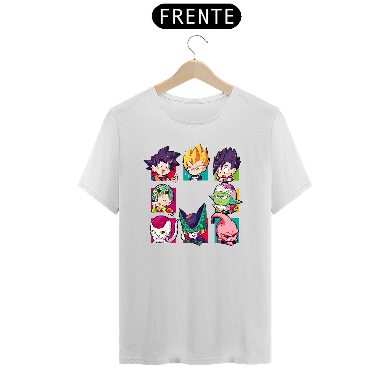 camisa miniaturas DBZ