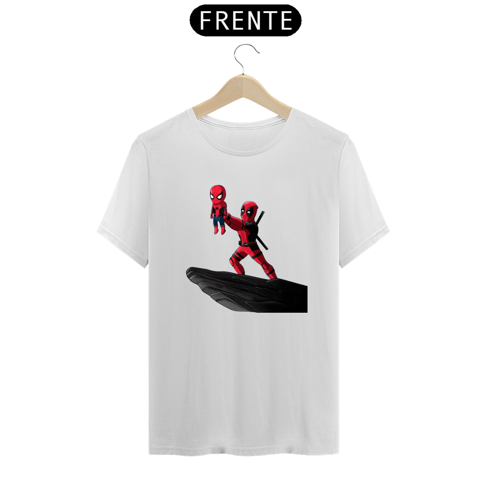 Camisa Baby aranha e deadpool 