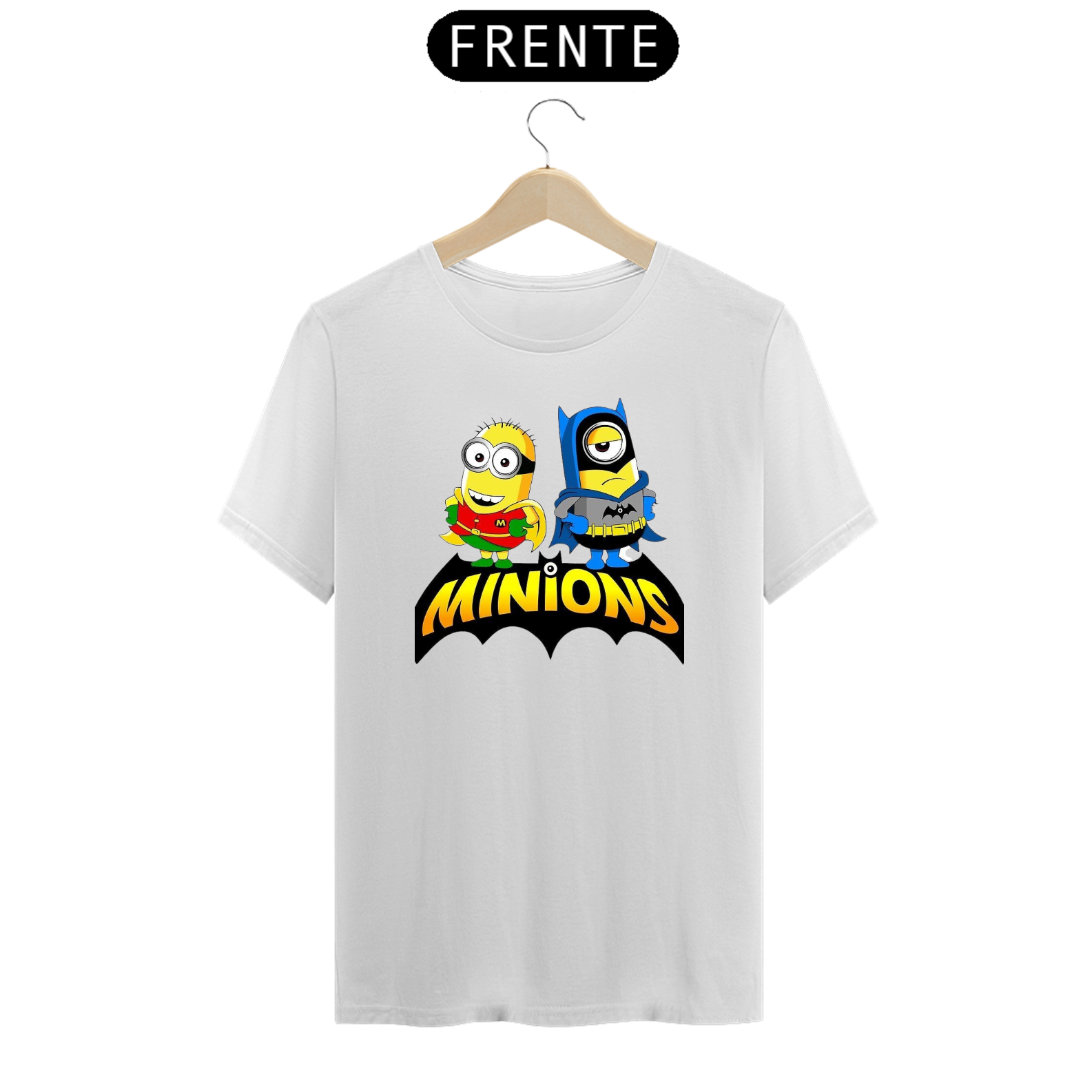 Camisa Batminion e minionrob