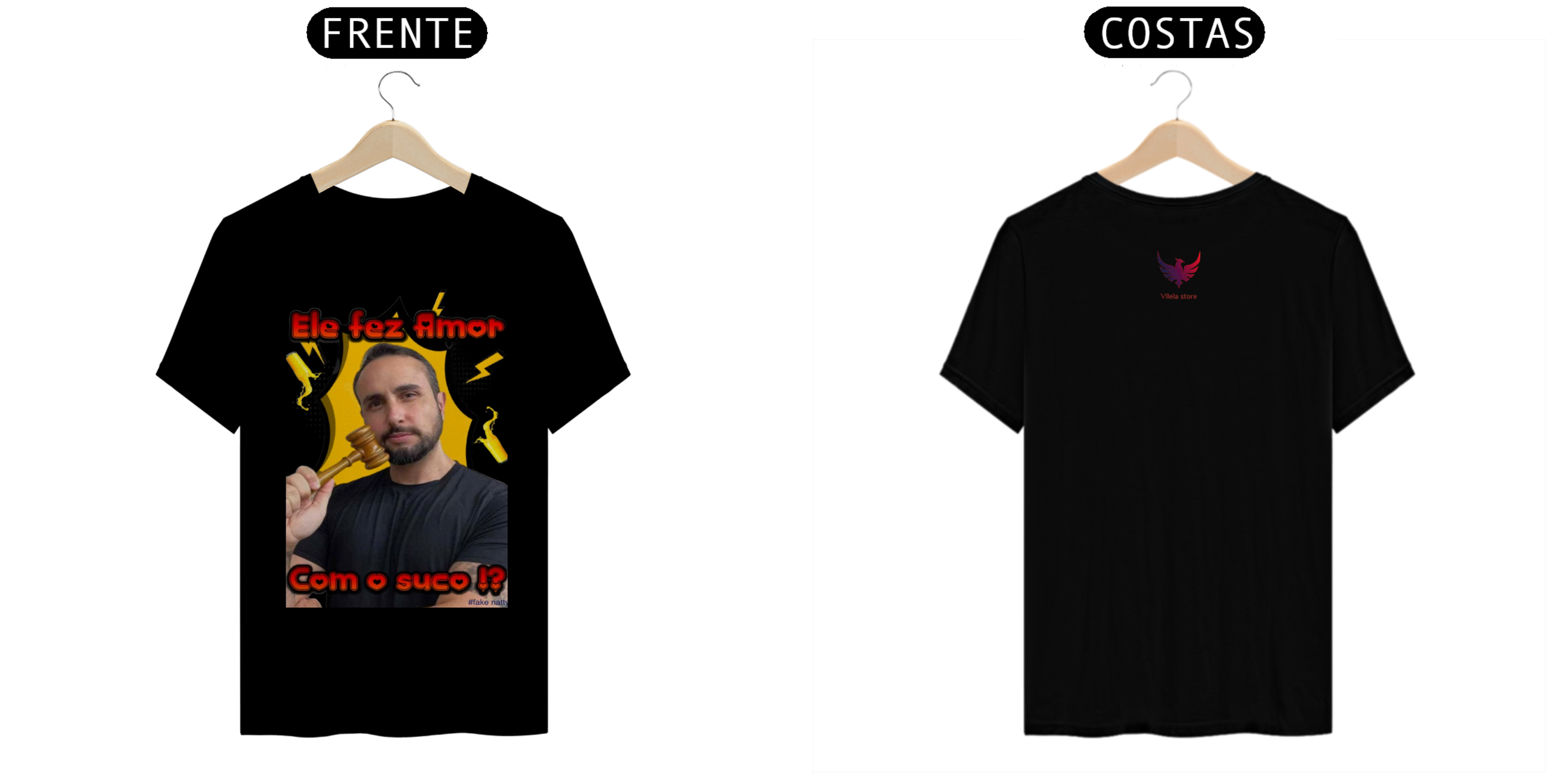 Camisa Amor com suco