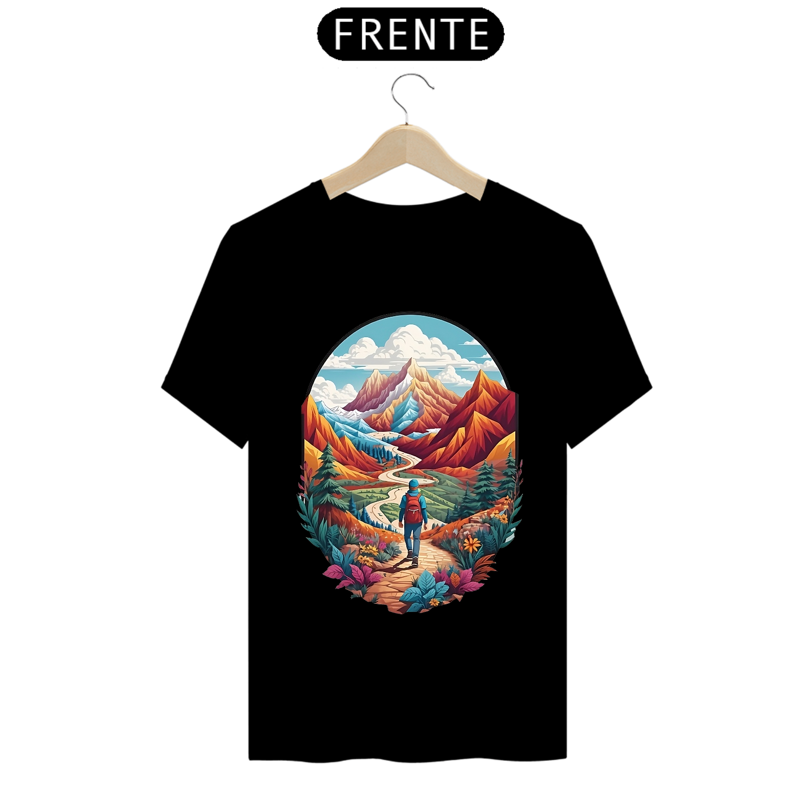 Camisa T-Shirt Prime caminhada nas montahas