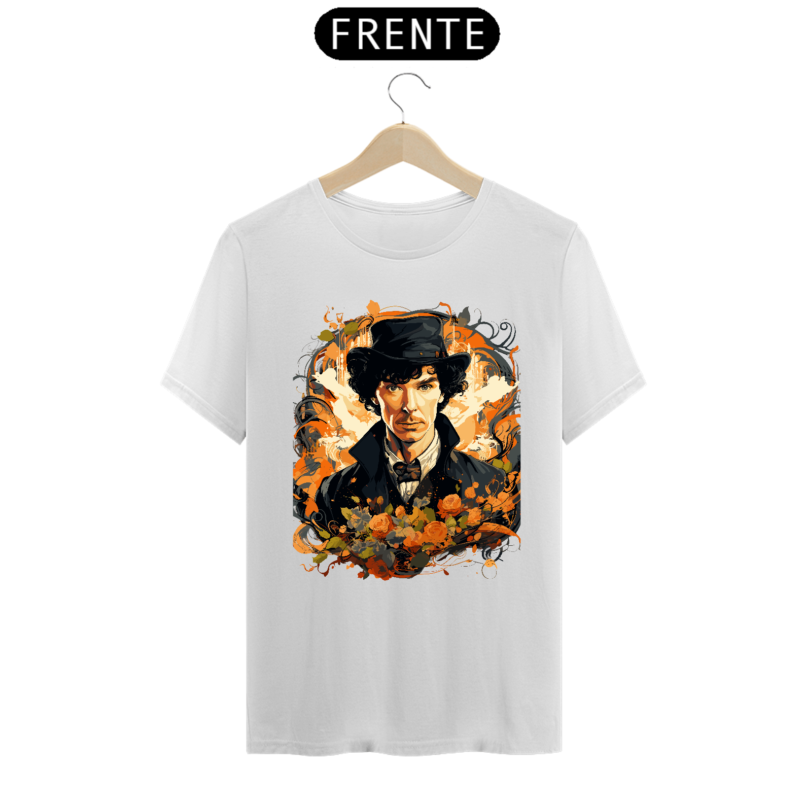 Nome do produto  Camiseta Sherlock Holmes 