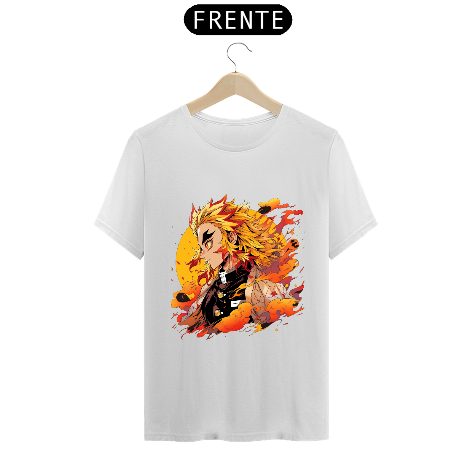 Nome do produto  Camiseta Demon slayer Rengoku