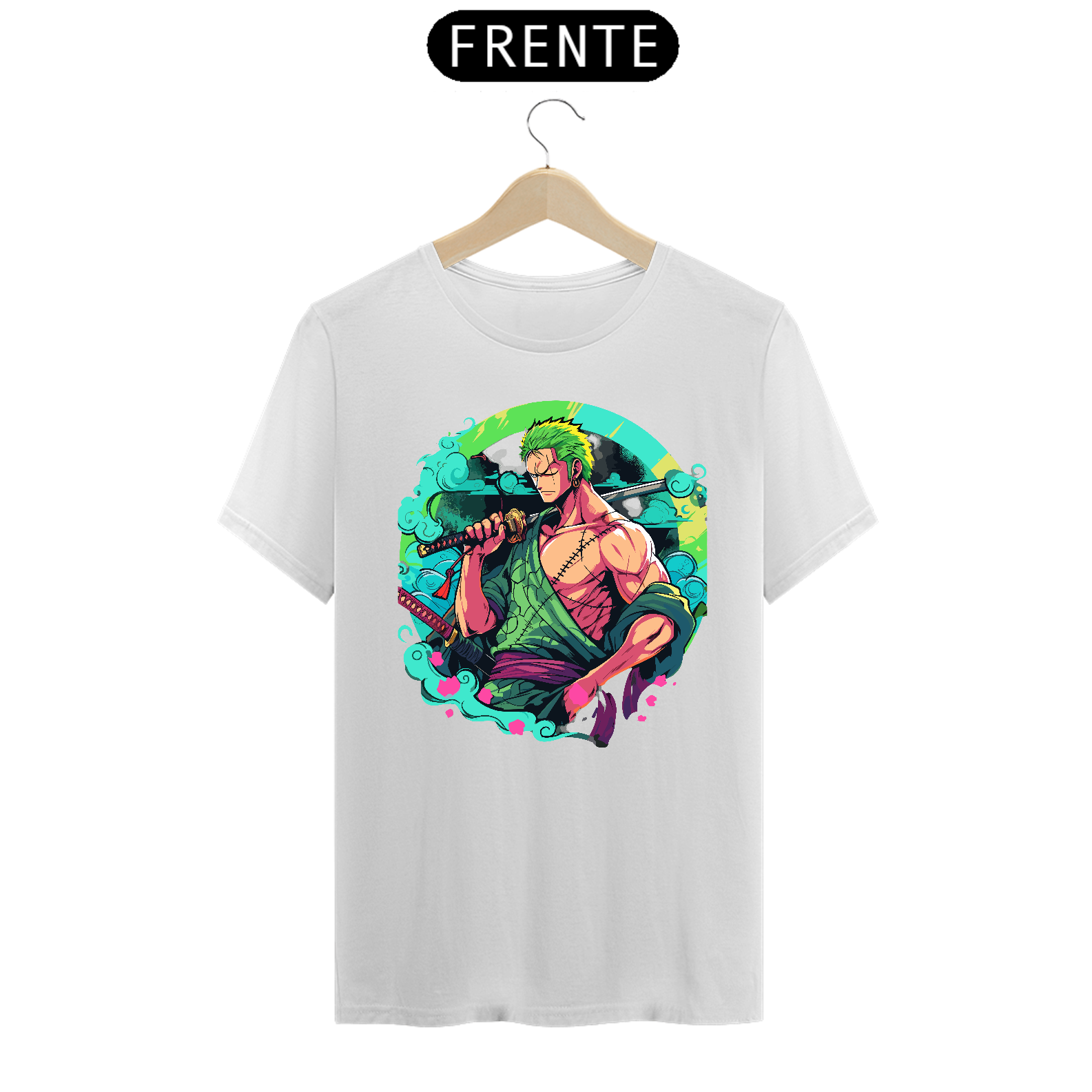 Nome do produto  Camiseta zoro