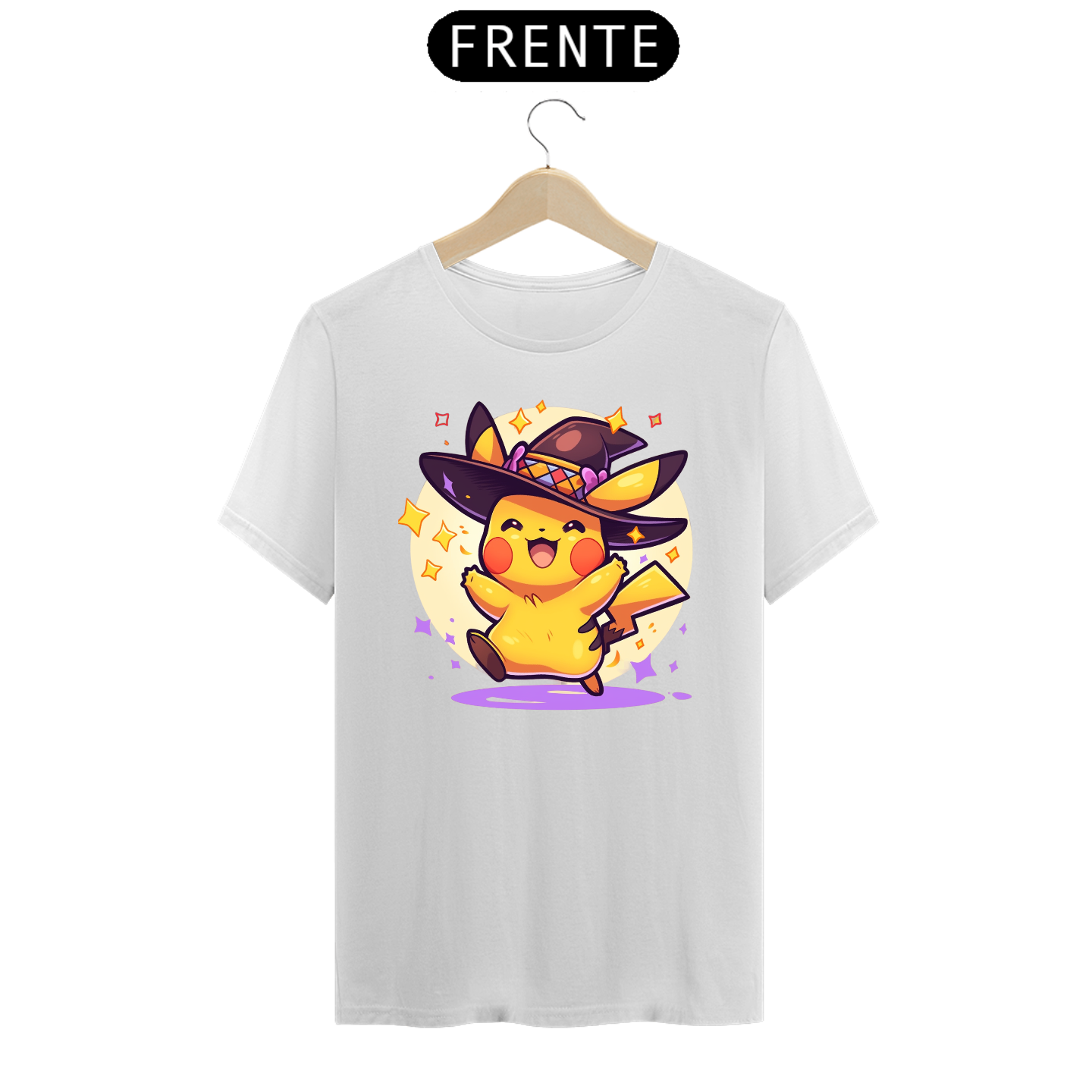 Nome do produto  Camiseta Pikachu O Mago