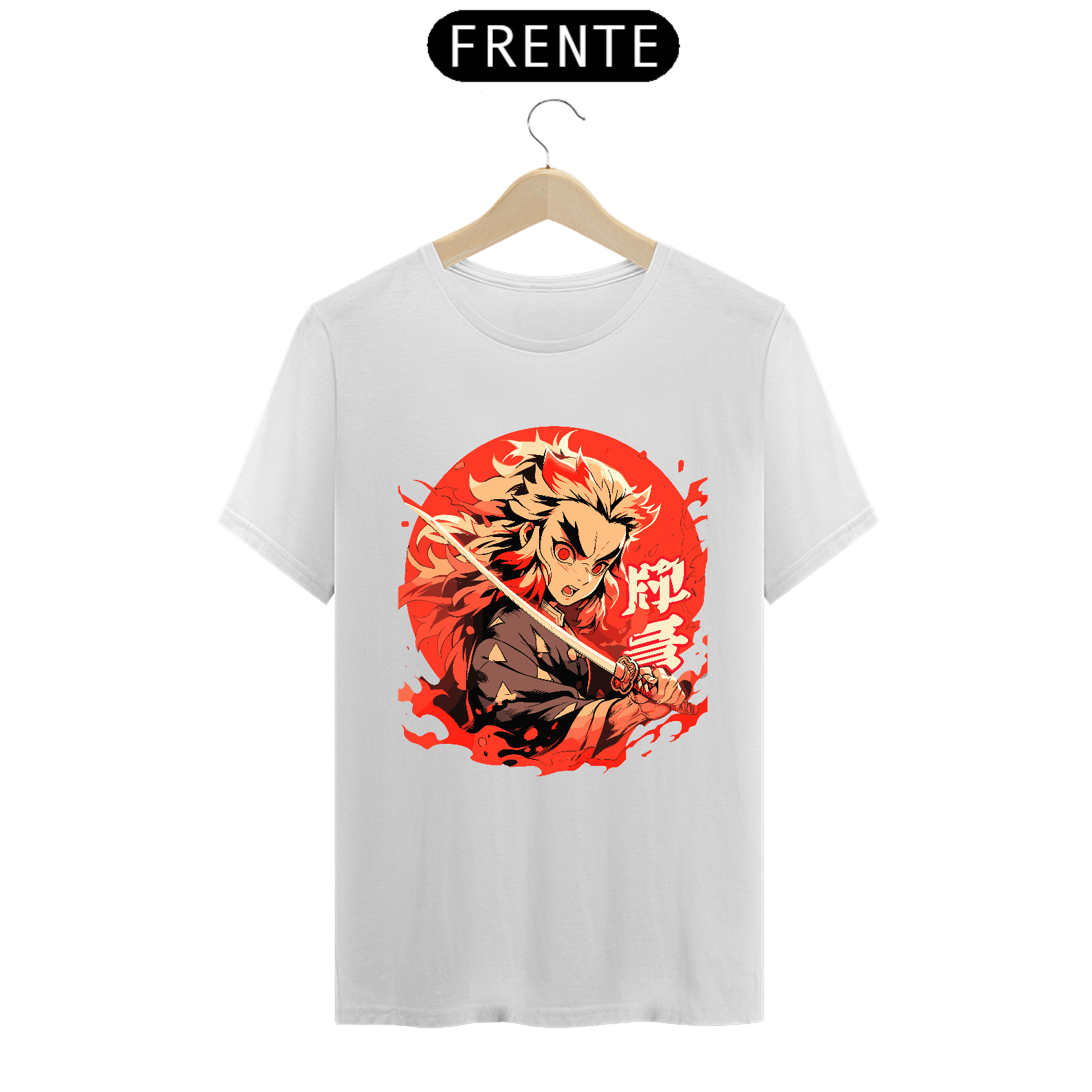Nome do produto  Camiseta Rengoku Demon Slayer