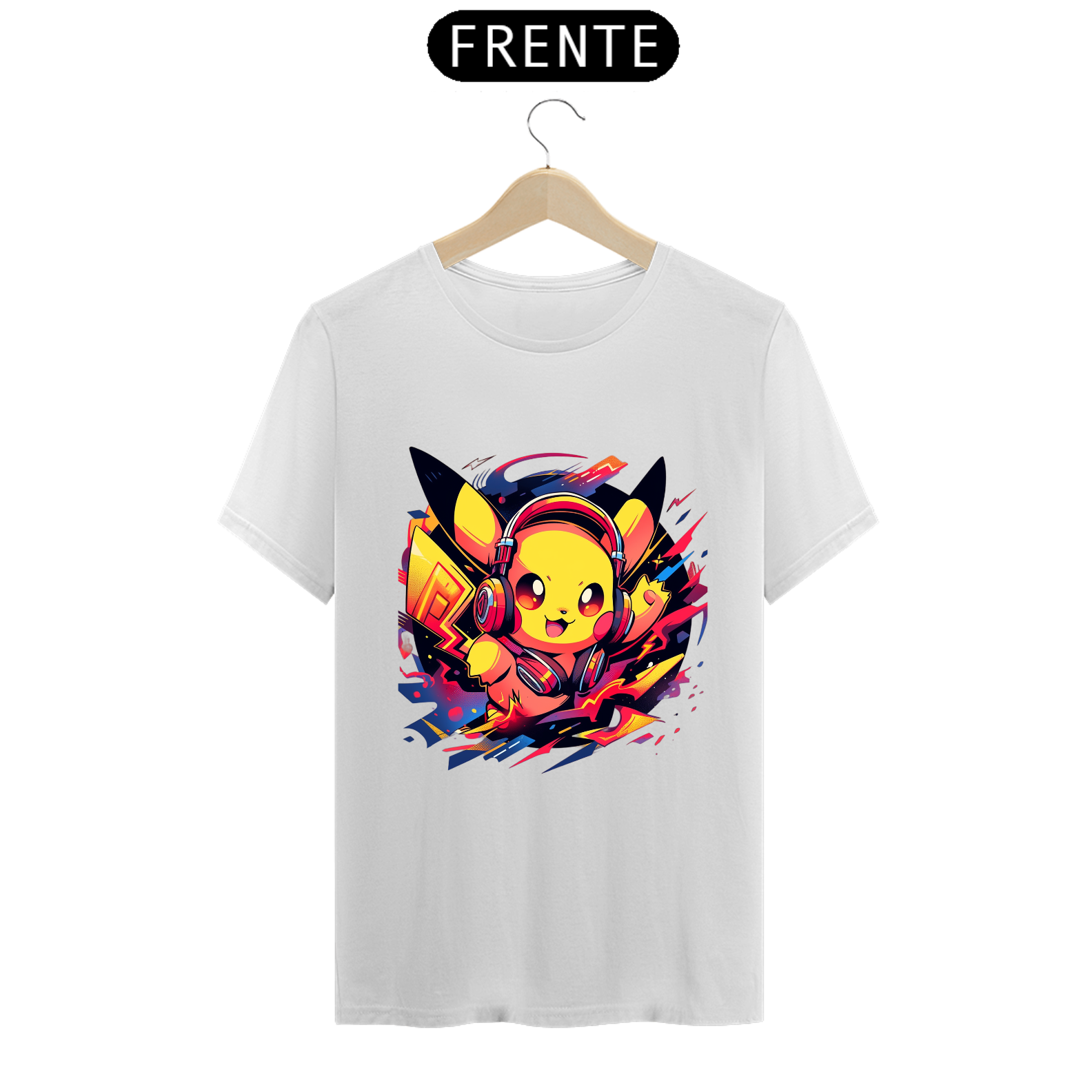 Nome do produto  Camiseta DJ PIKACHU