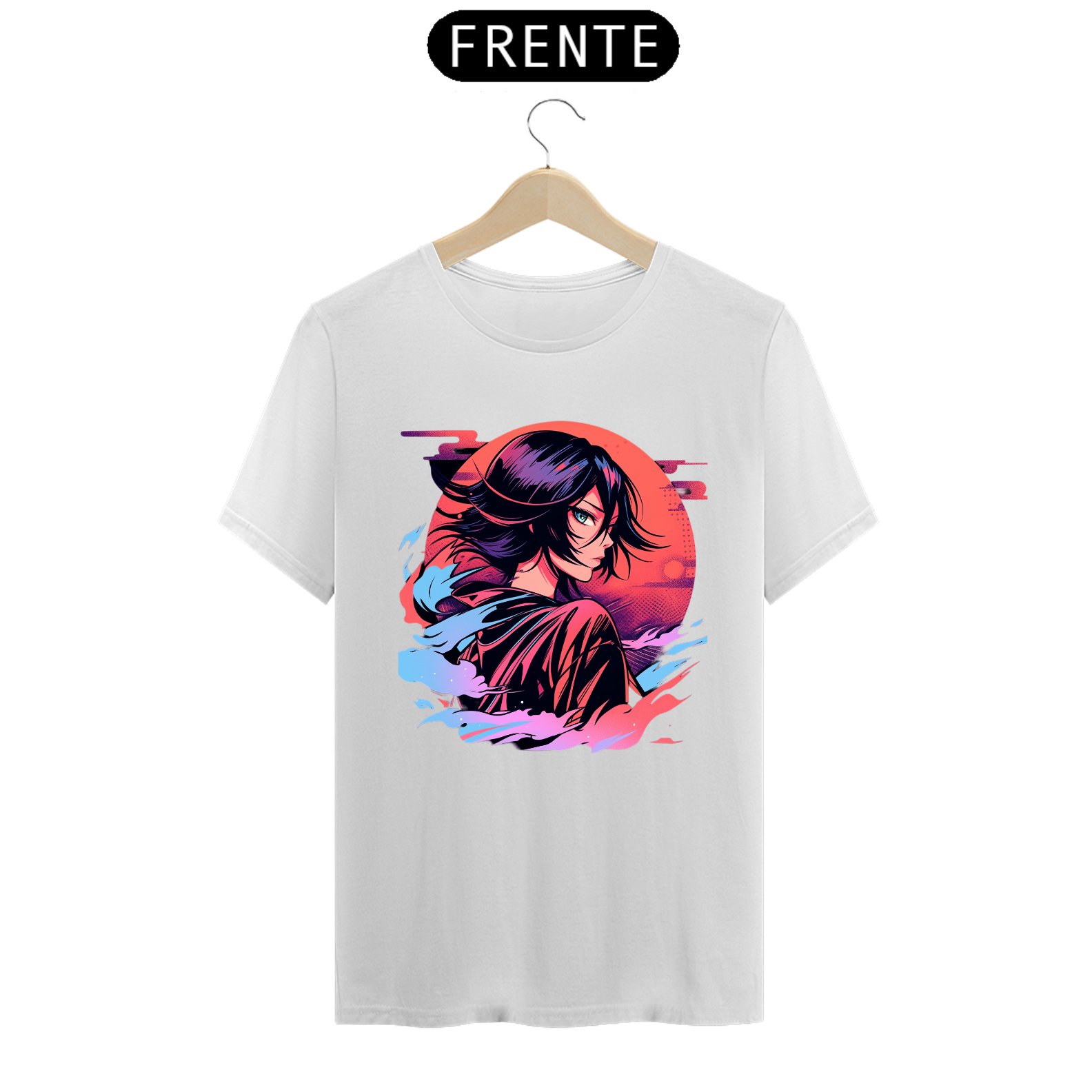 Nome do produto  Camiseta Rukia Kuchiki