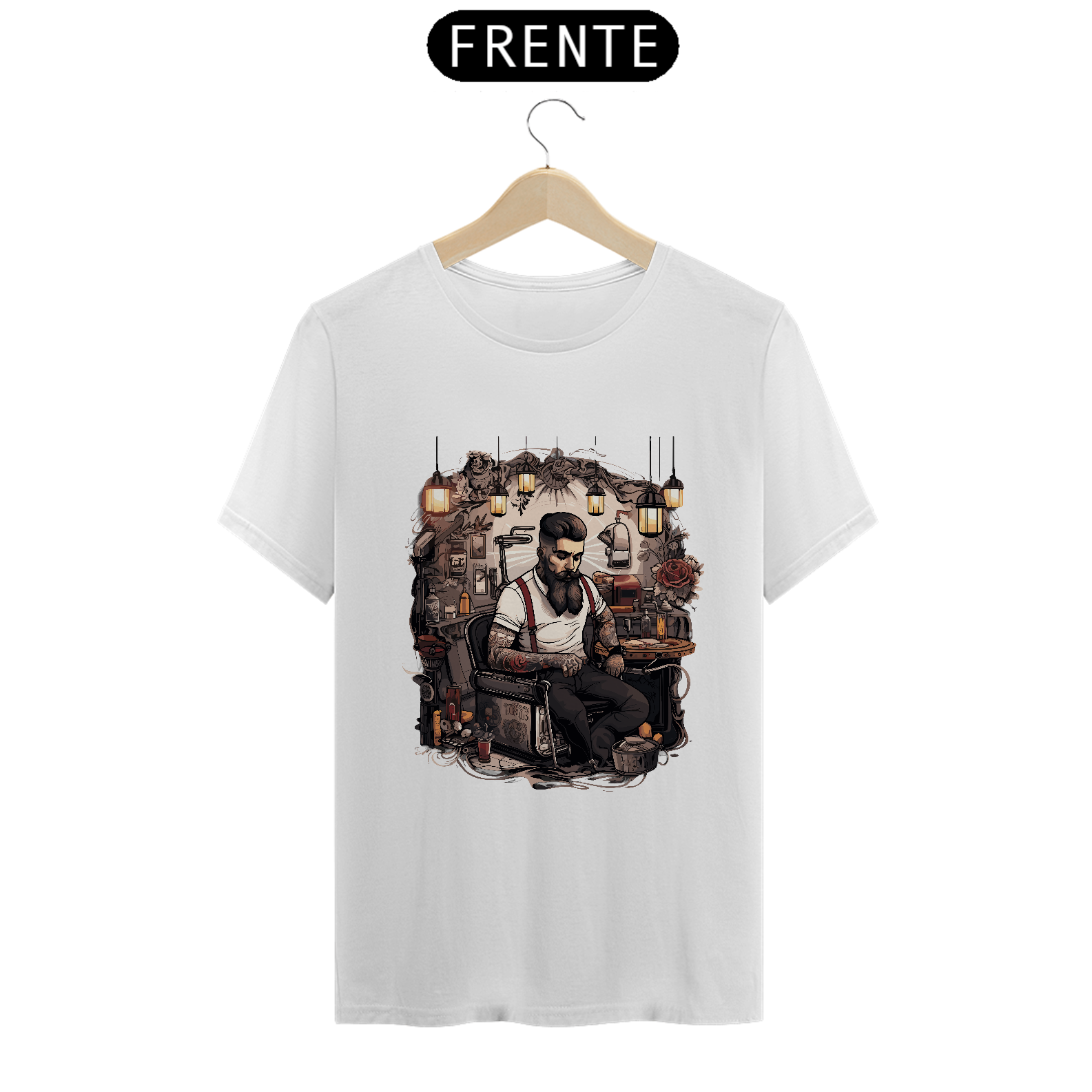 Nome do produto  Camiseta Barbeiro Style 