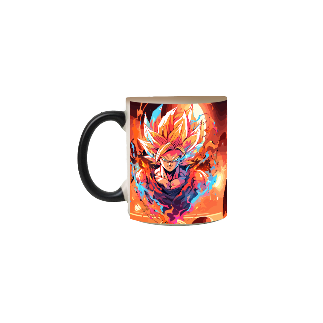 Nome do produto  Caneca Mágica  Goku E Vegeta