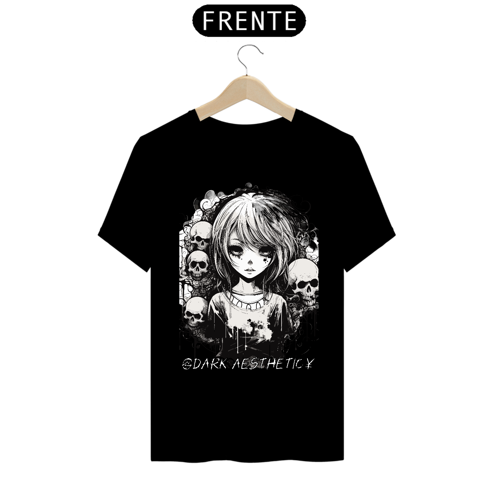 Nome do produto  Camiseta Girl Dark