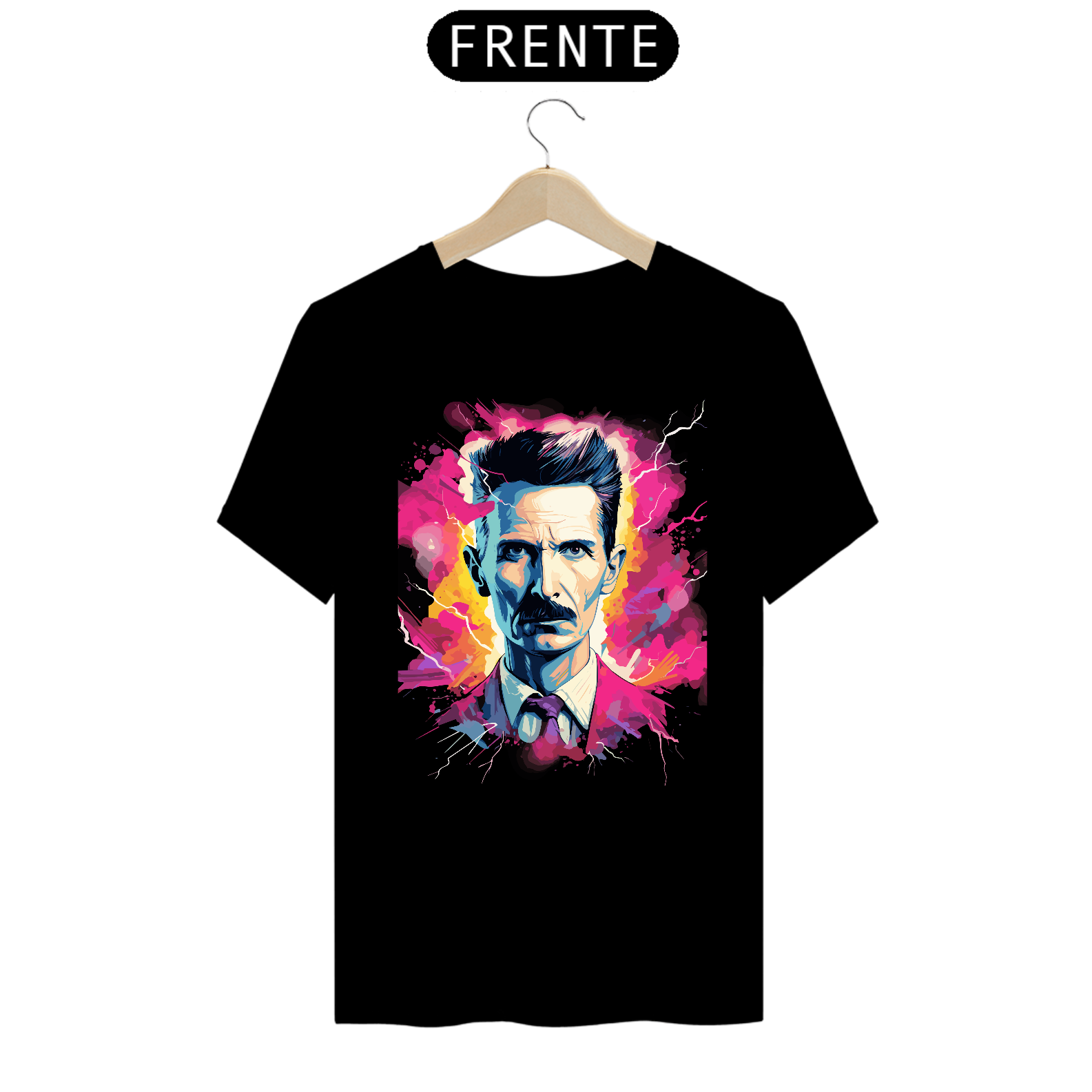 Nome do produto  Camiseta Nikola Tesla