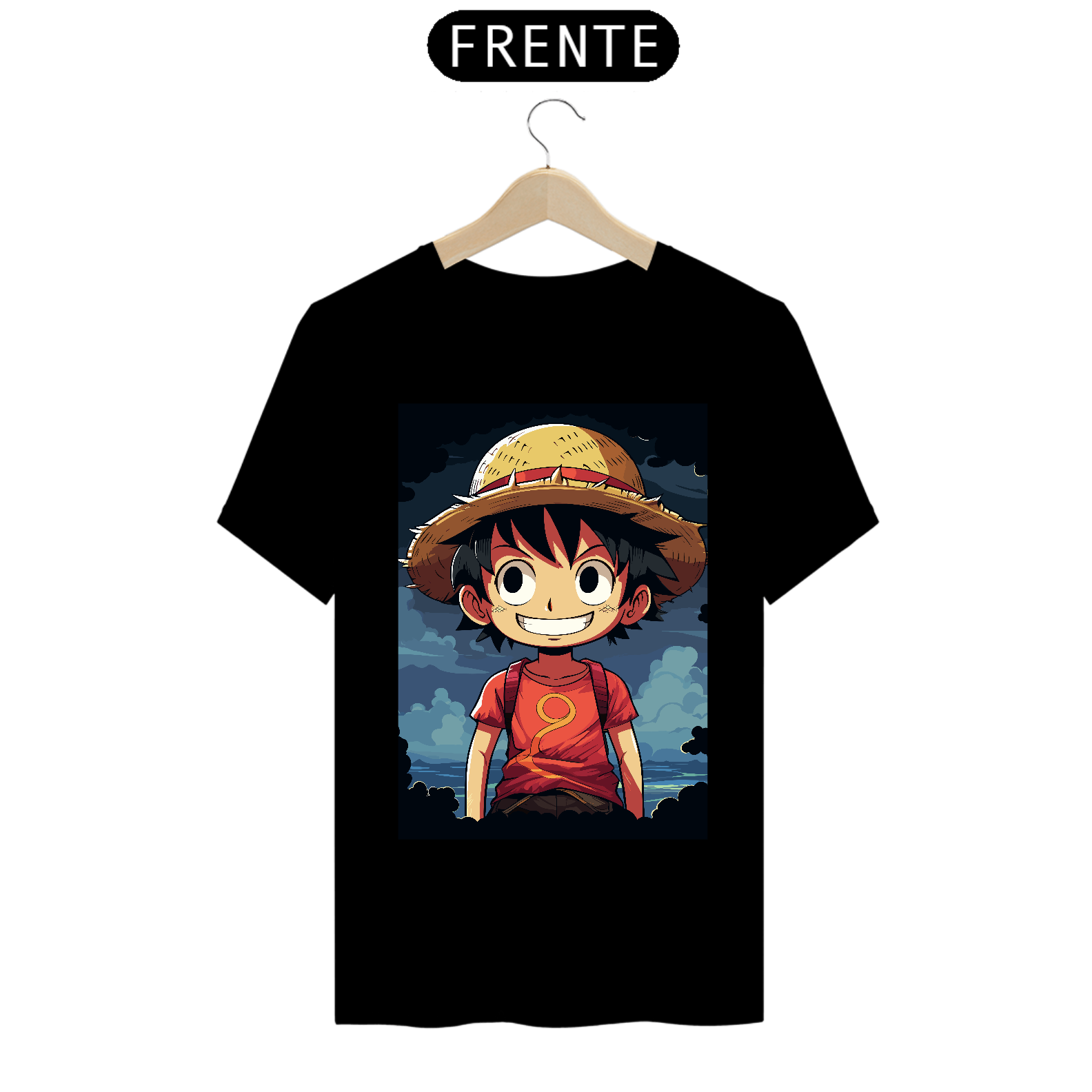Nome do produto  Camiseta Luffy Kid
