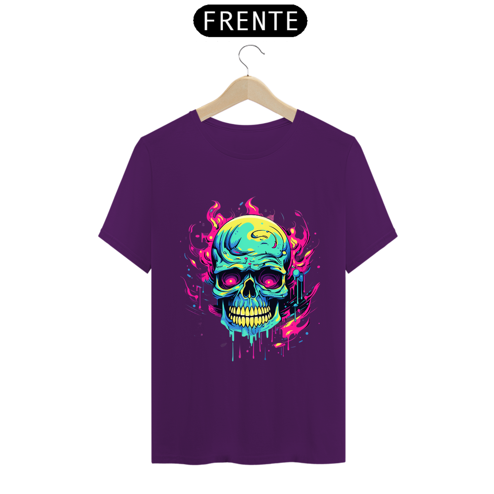 Nome do produto  Camiseta Skull Pop